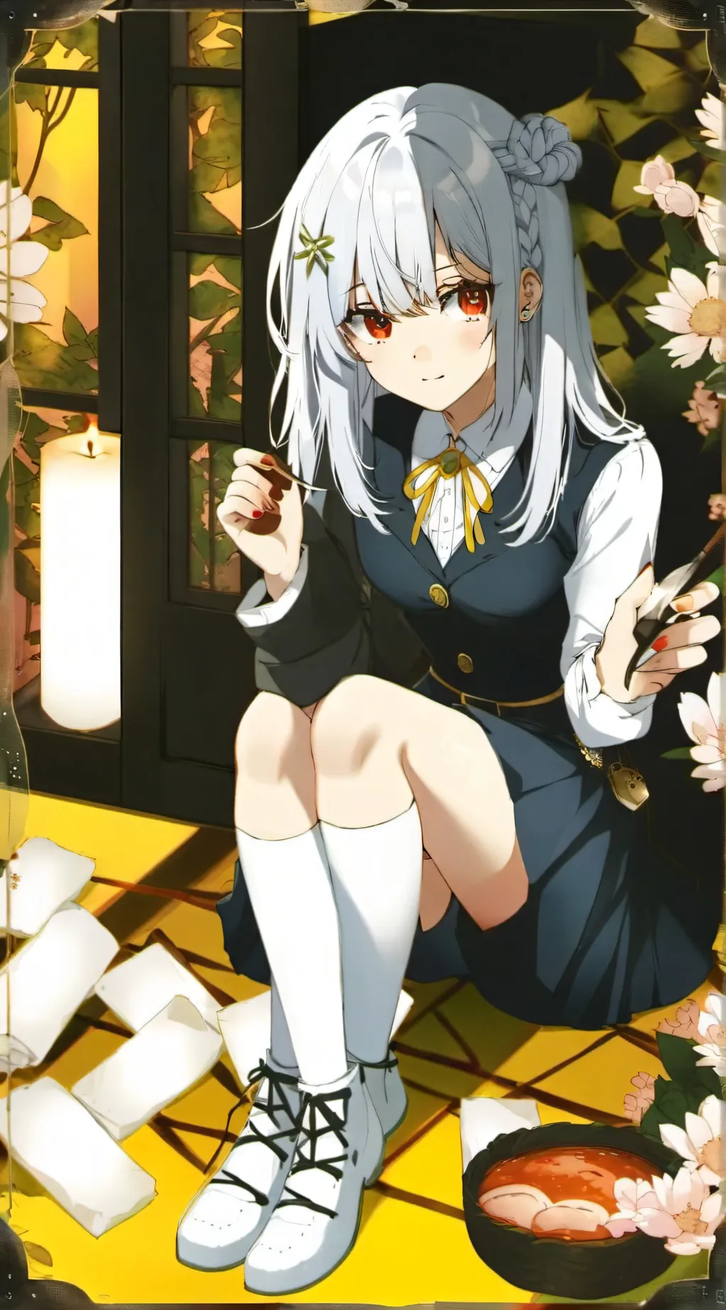 ai character: ur gf background