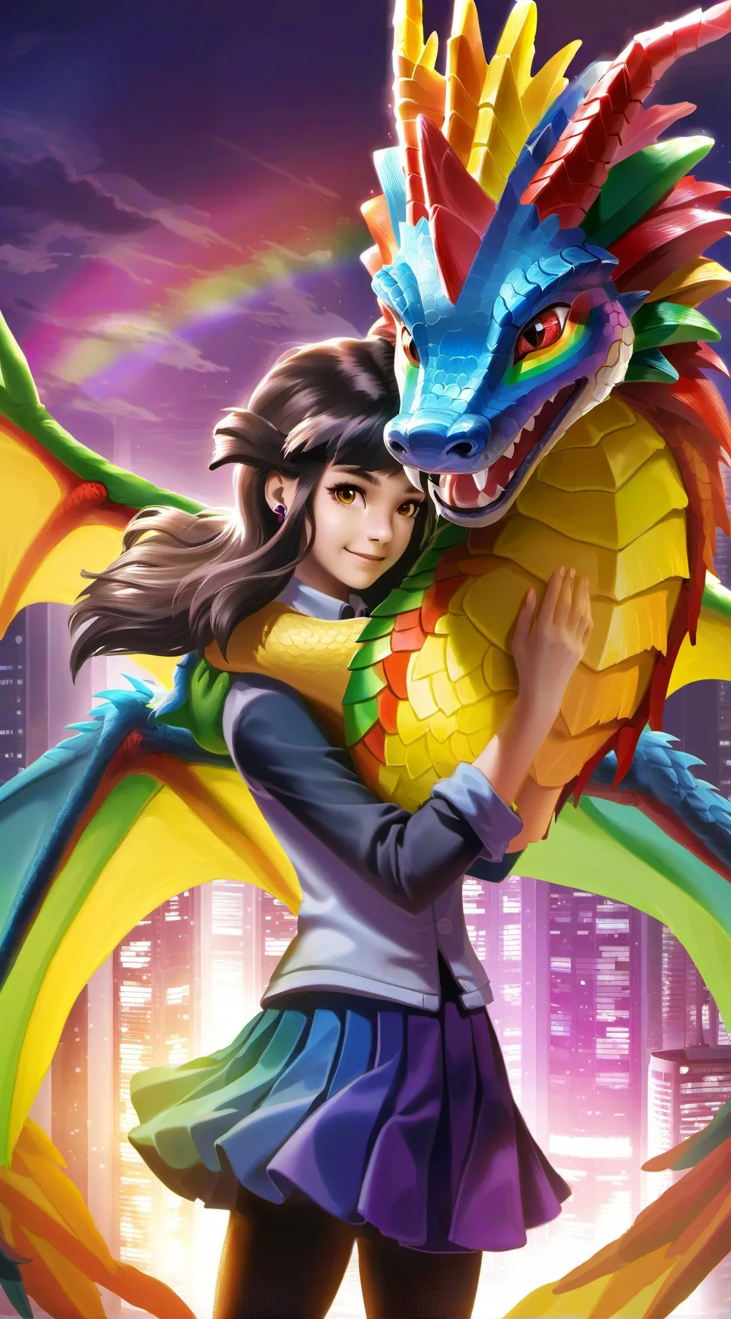 ai character: foxes background