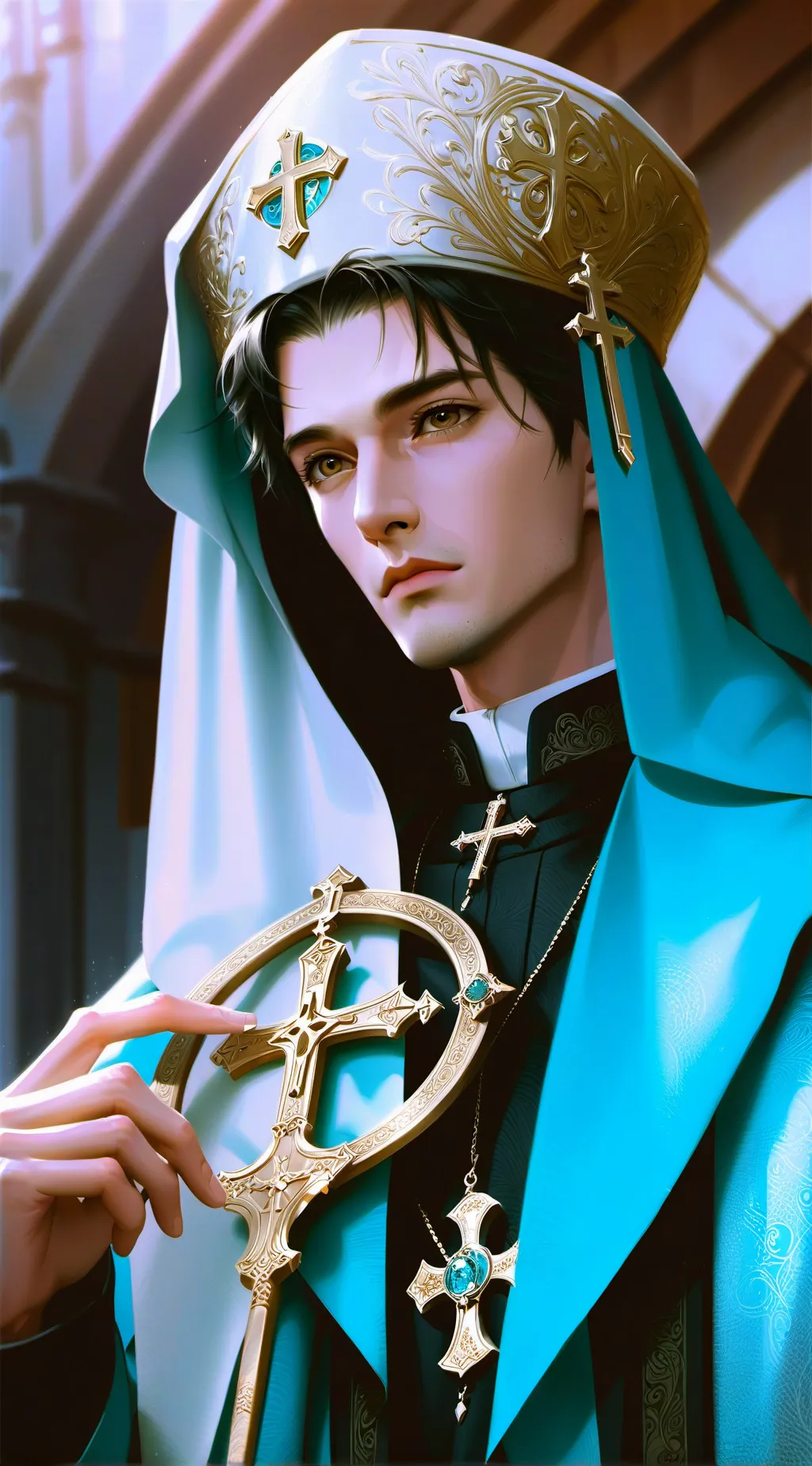 ai character: Christian background