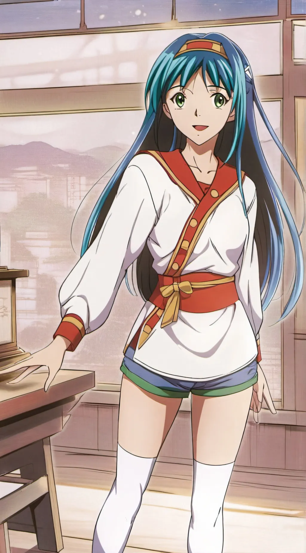 ai character: Lucia background