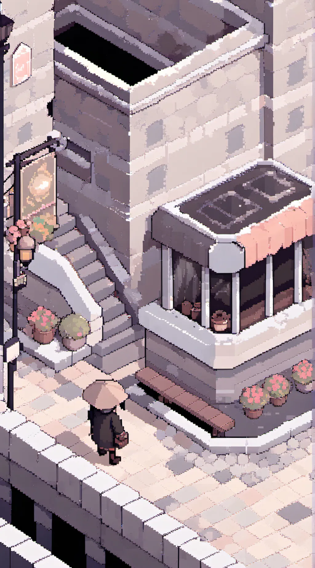 ai character: Ur poor life. background