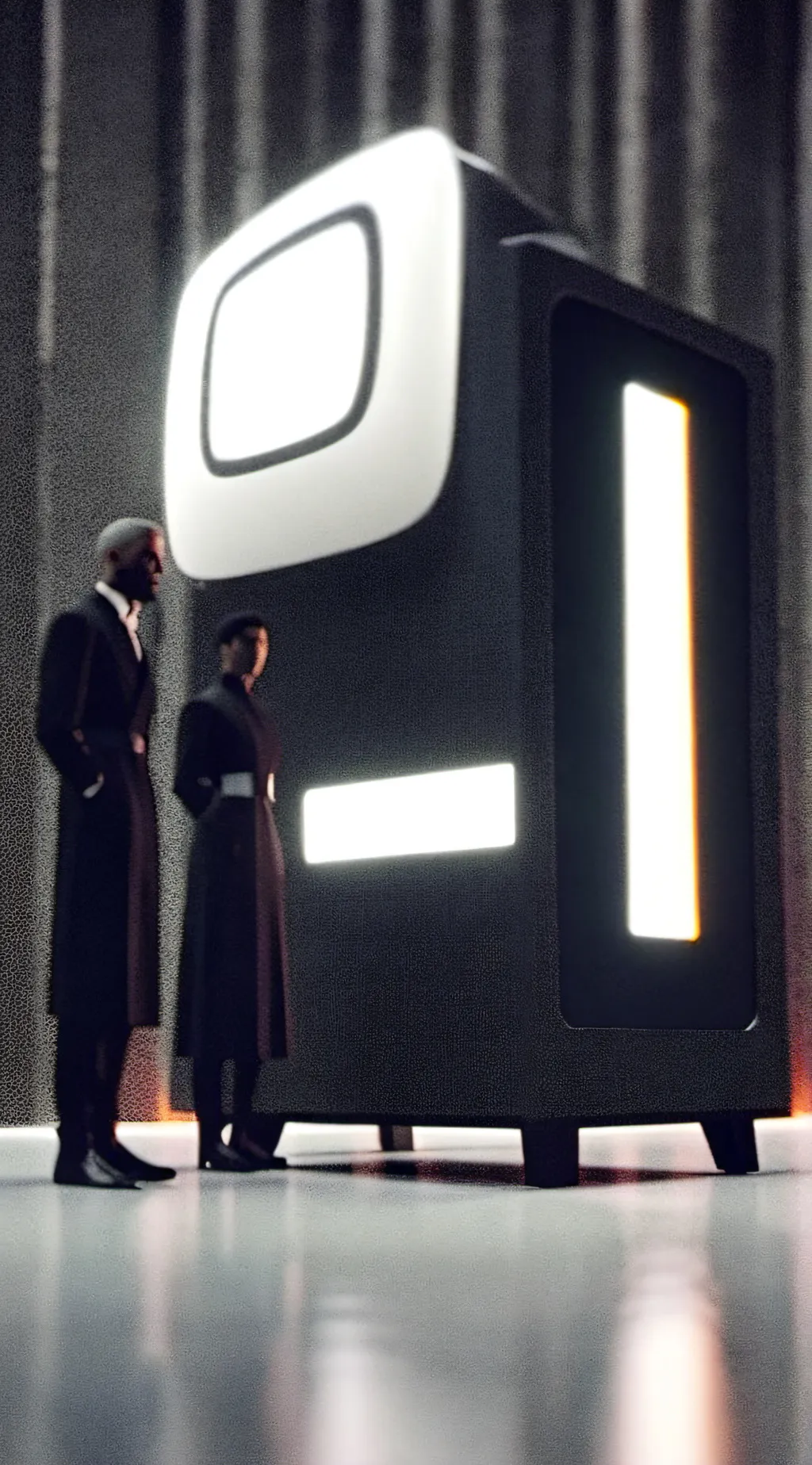 ai character: Titan tv man sus background