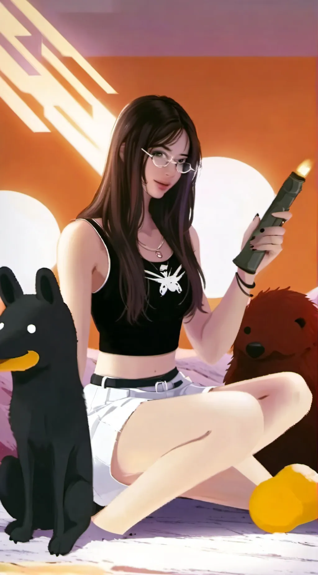 ai character: Daisey  background