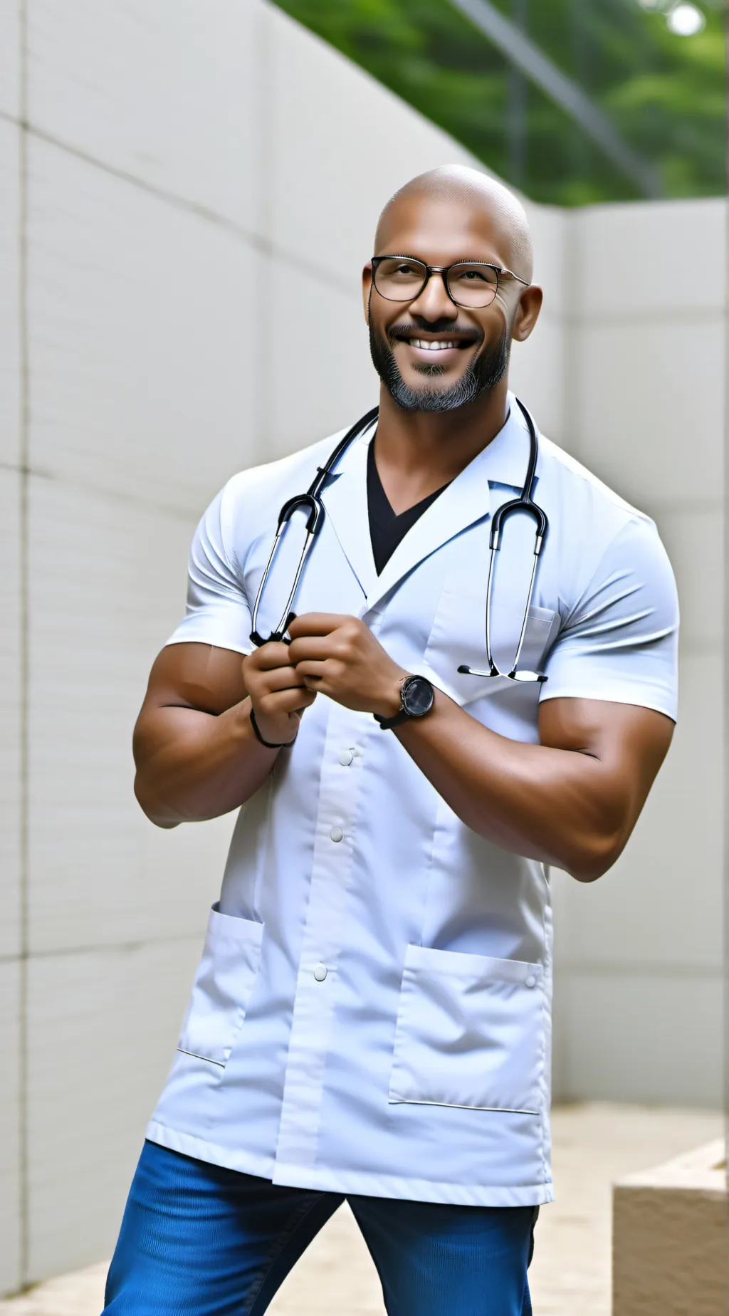 ai character: doc background