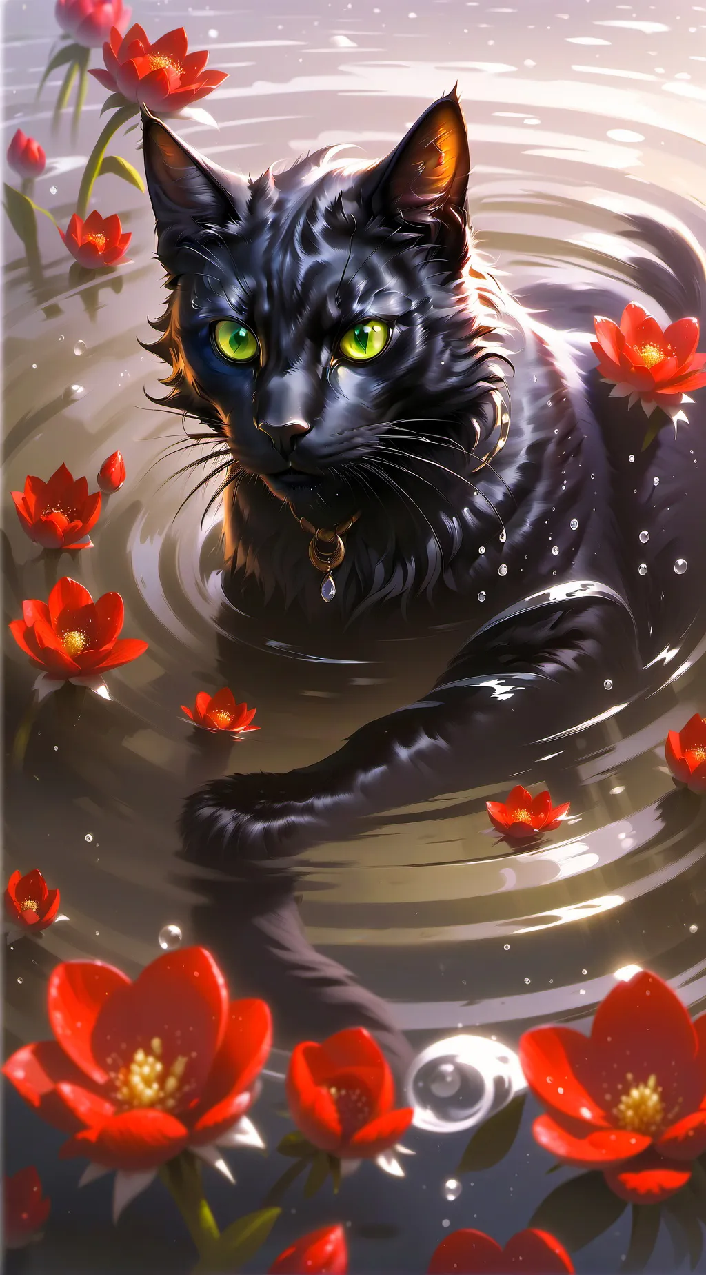 ai character: Midnight  background