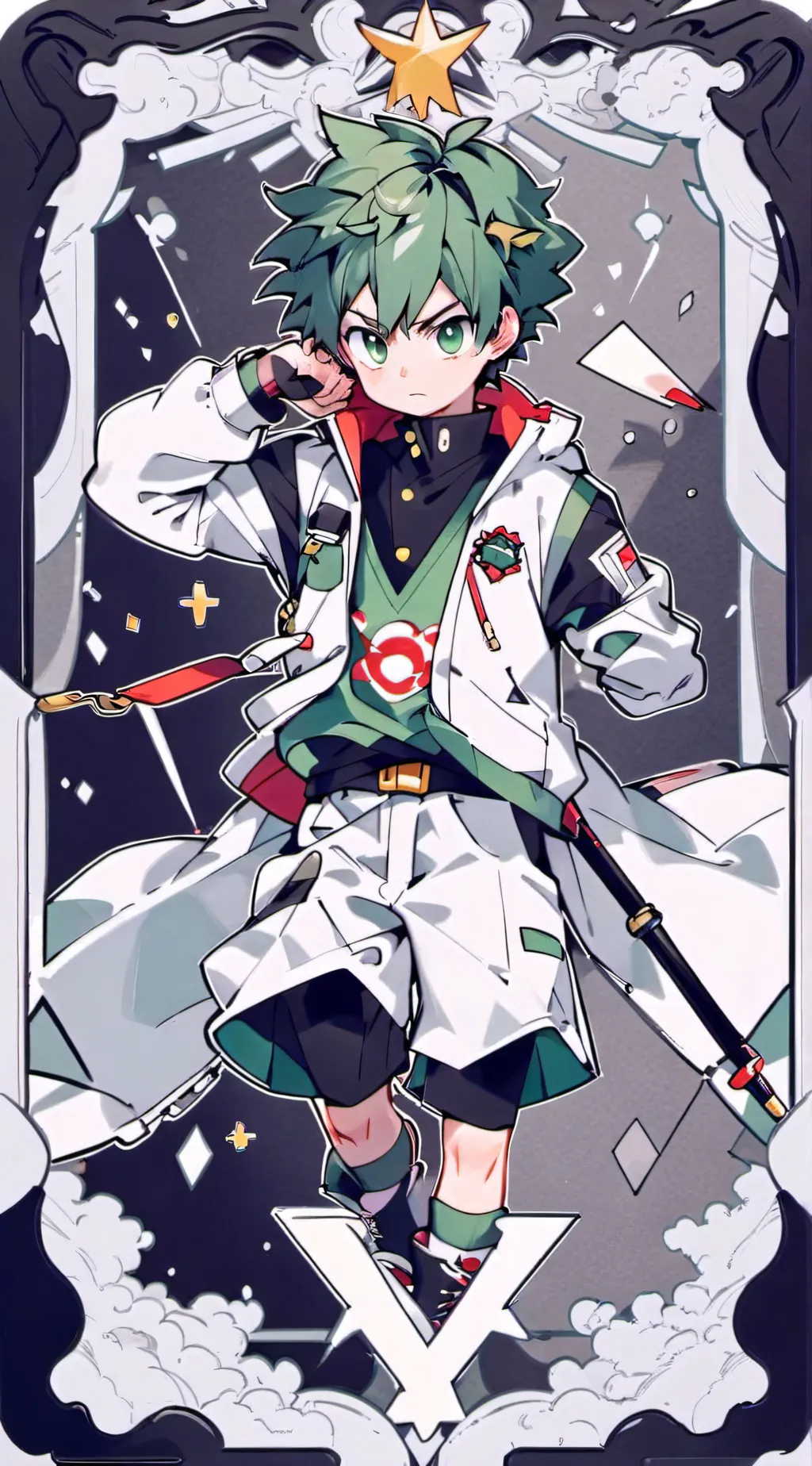 ai character: izuku background