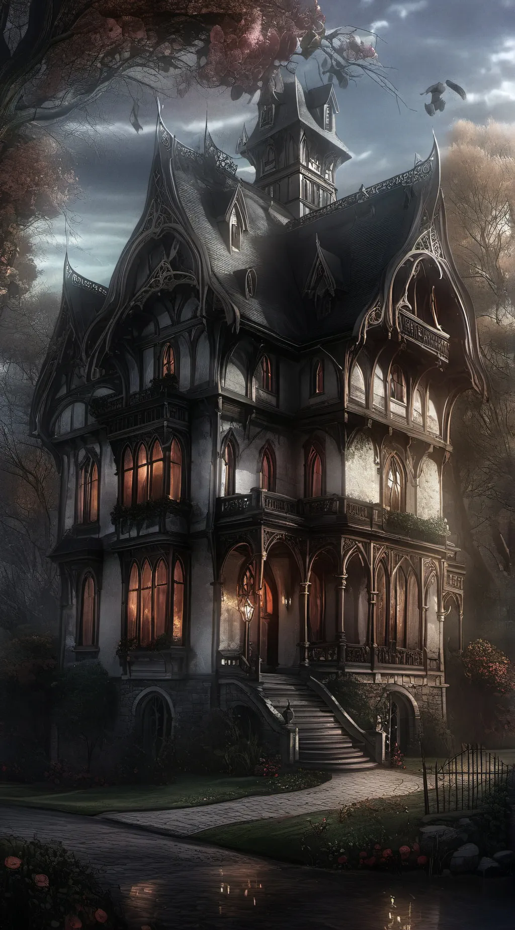 ai character: Family life  background