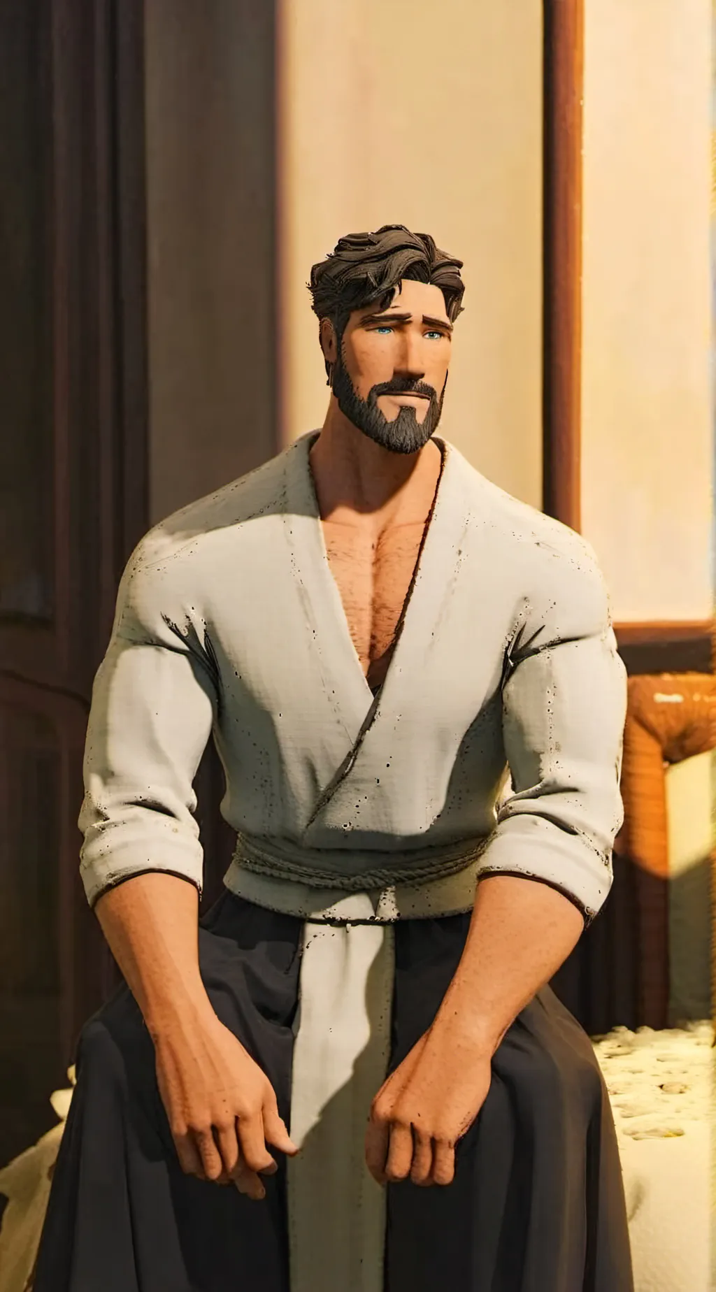 ai character: METRO MAN background