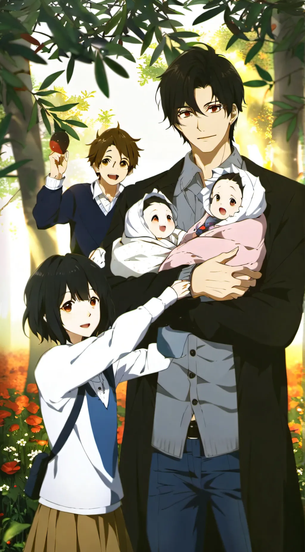 ai character: ur crazy family  background