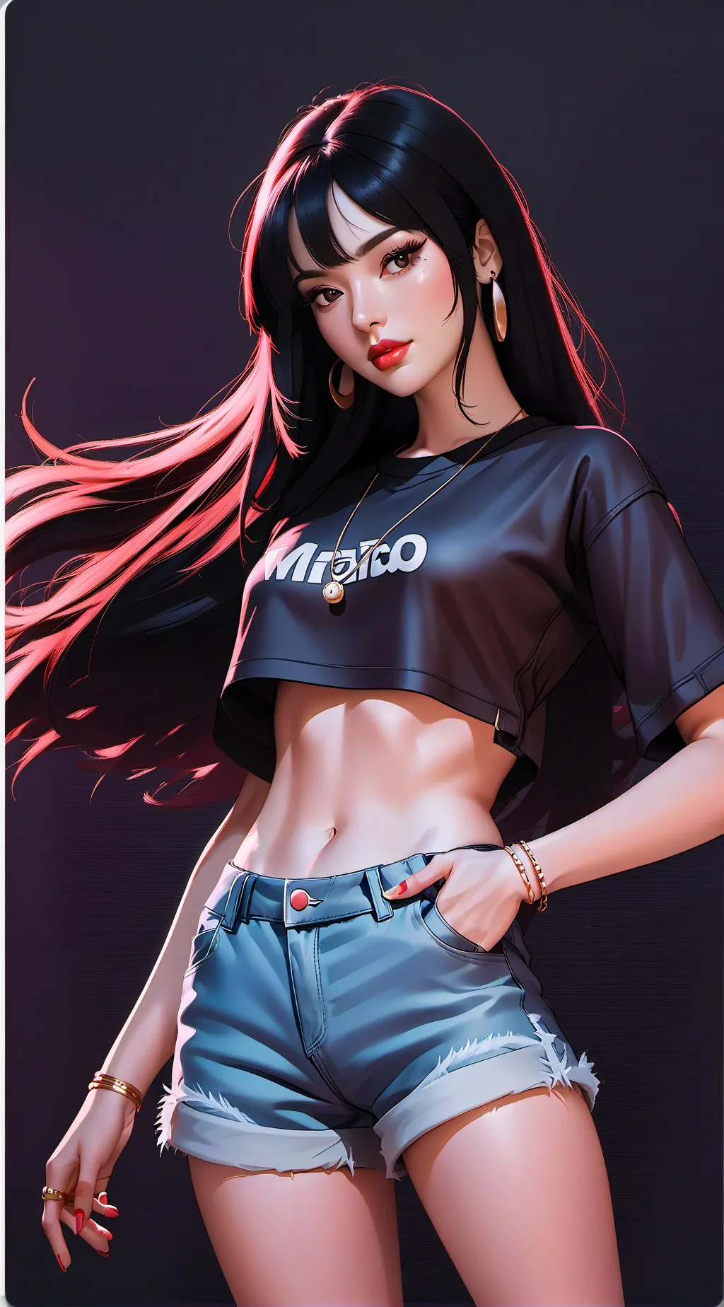 ai character: Mira background