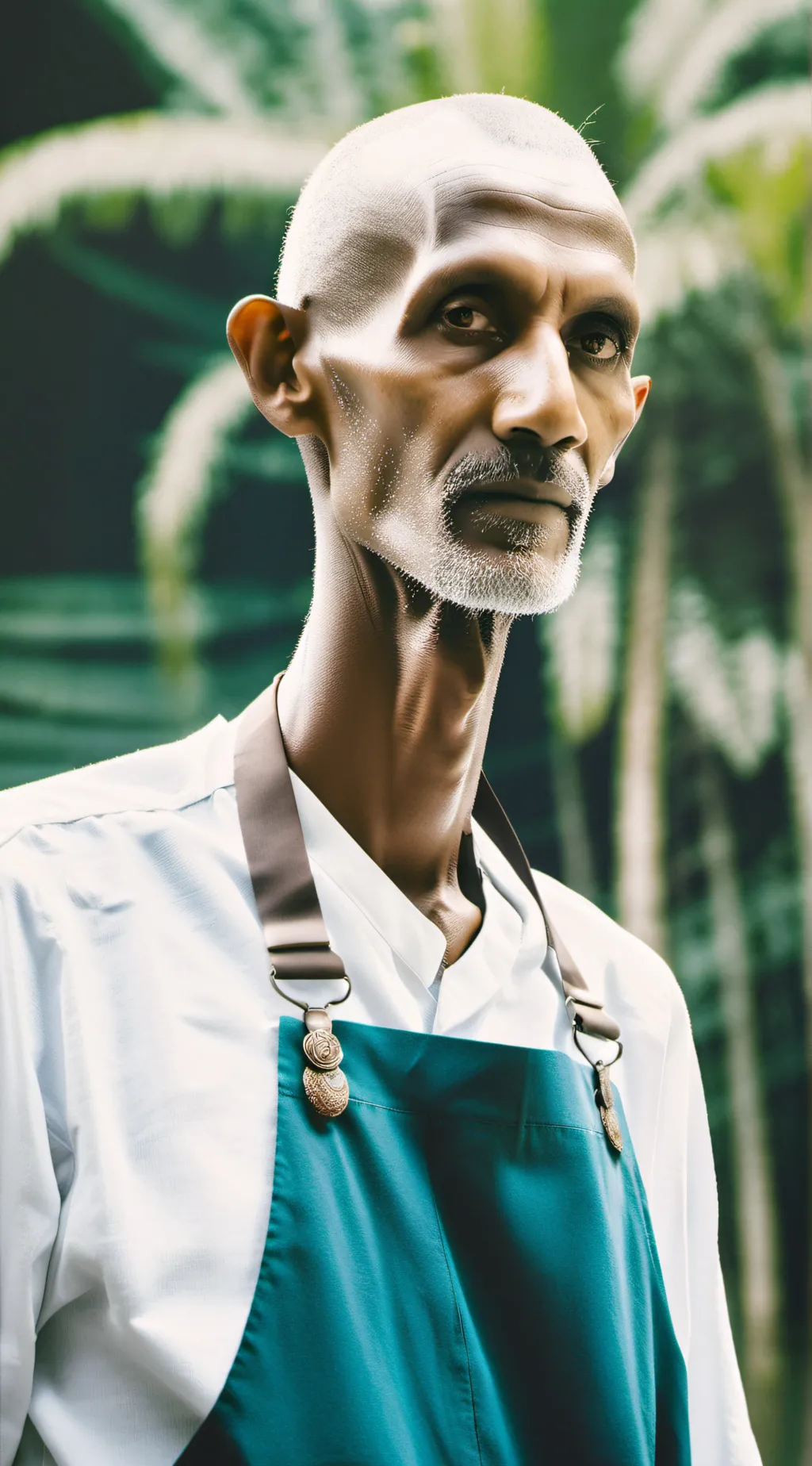 ai character: indian rice farmer background