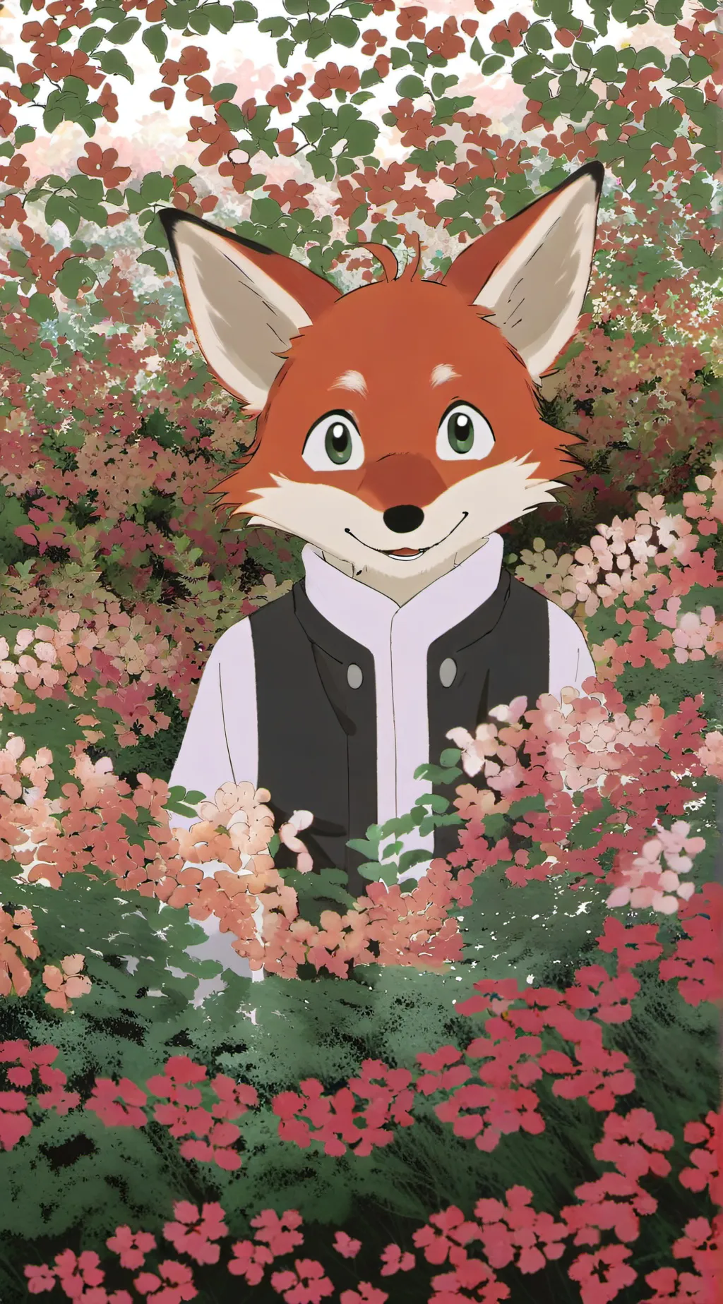 ai character: rusty background