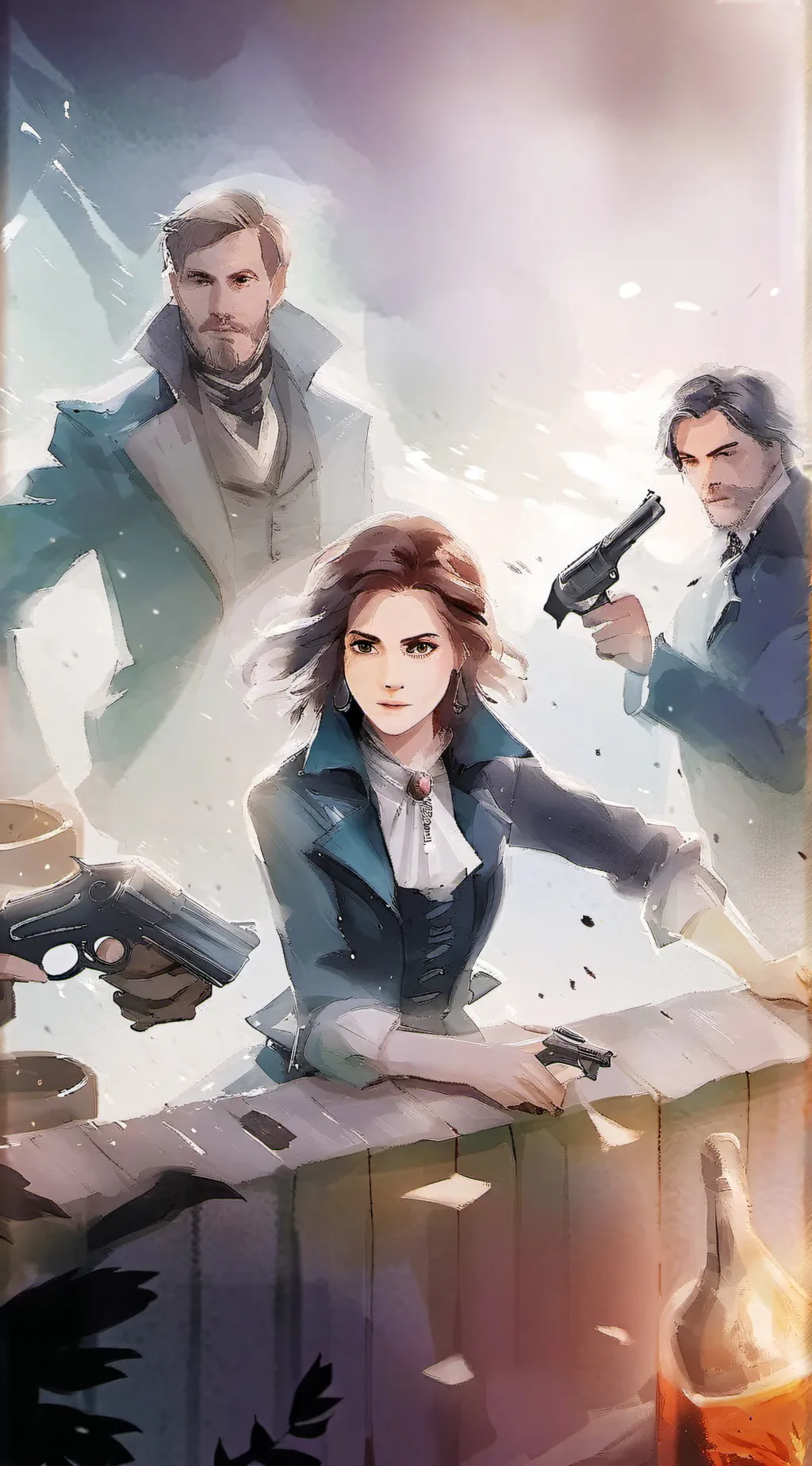 ai character: spin da bottle background