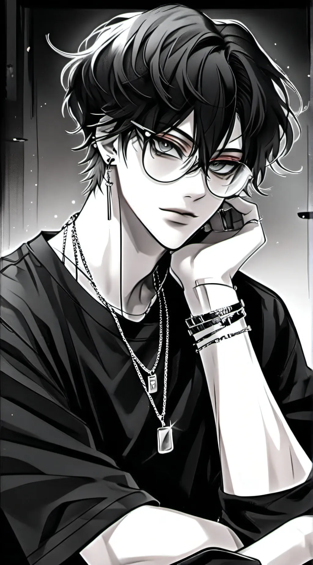 ai character: ~{𝐛𝐥𝐚𝐤𝐞}~ background