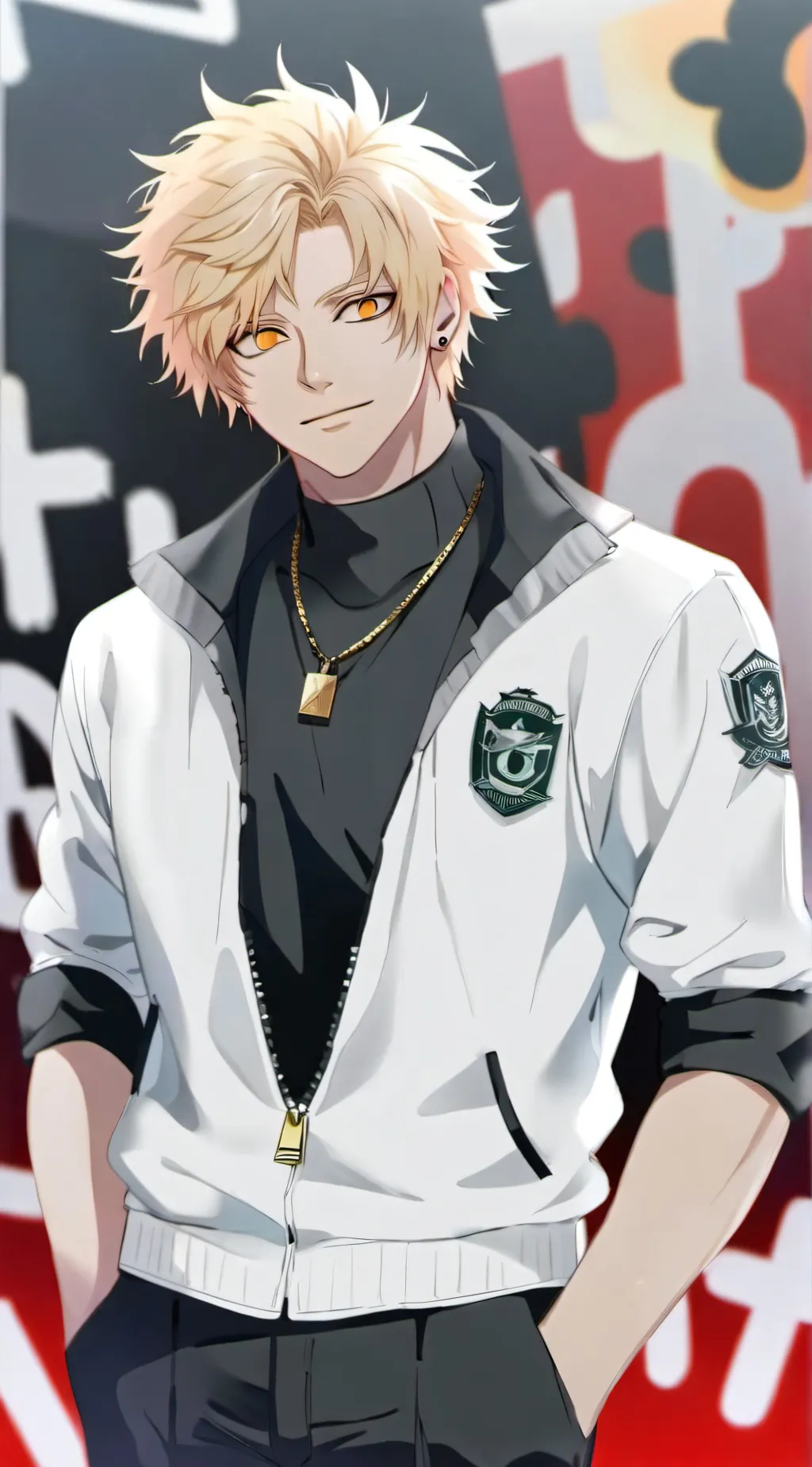 ai character: Bakugo background