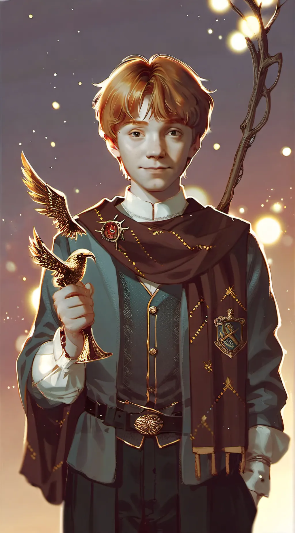 ai character: Ron Weasley background