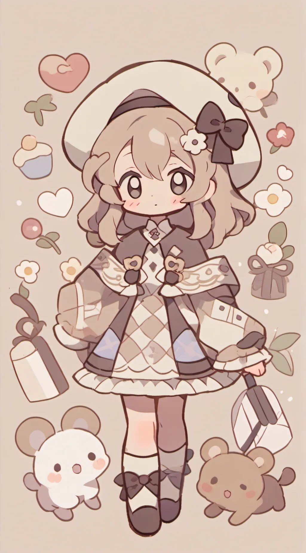 ai character: Kk background