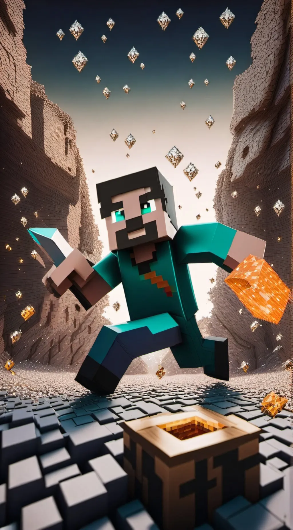 ai character: steve background