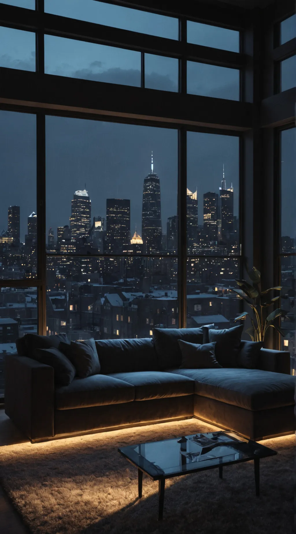 ai character: Nocturnal Loft background