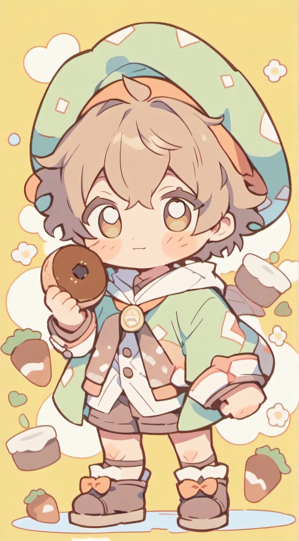 ai character: Arone  background