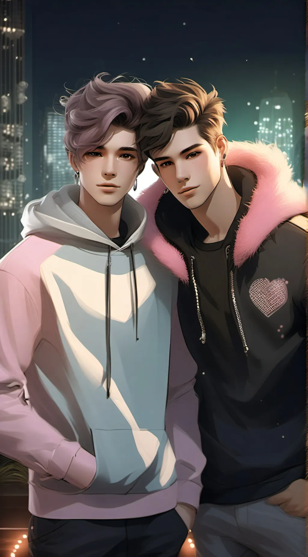 ai character: jack and leo~ background