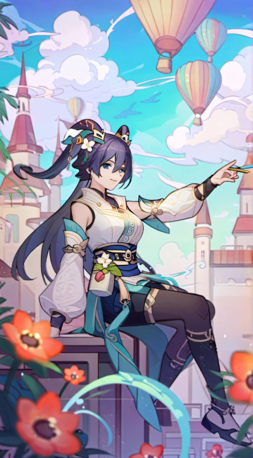 ai character: (-'Nina'-) background