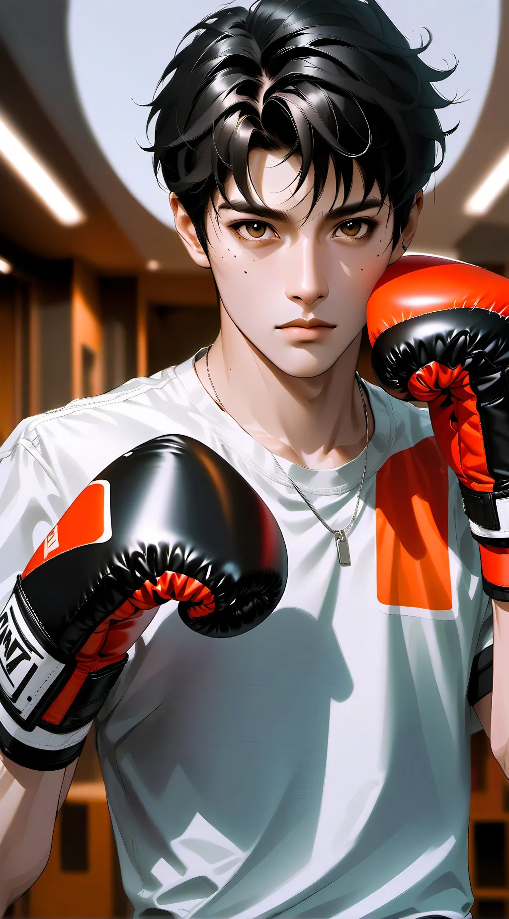 ai character: isaac background