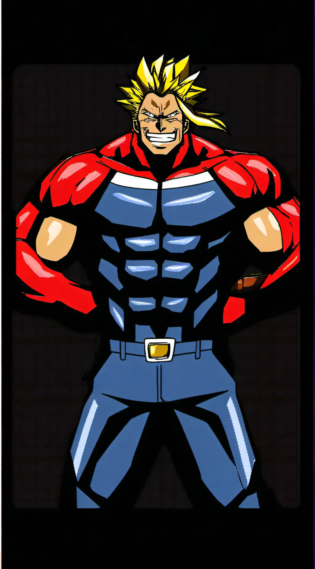ai character: All Might  background