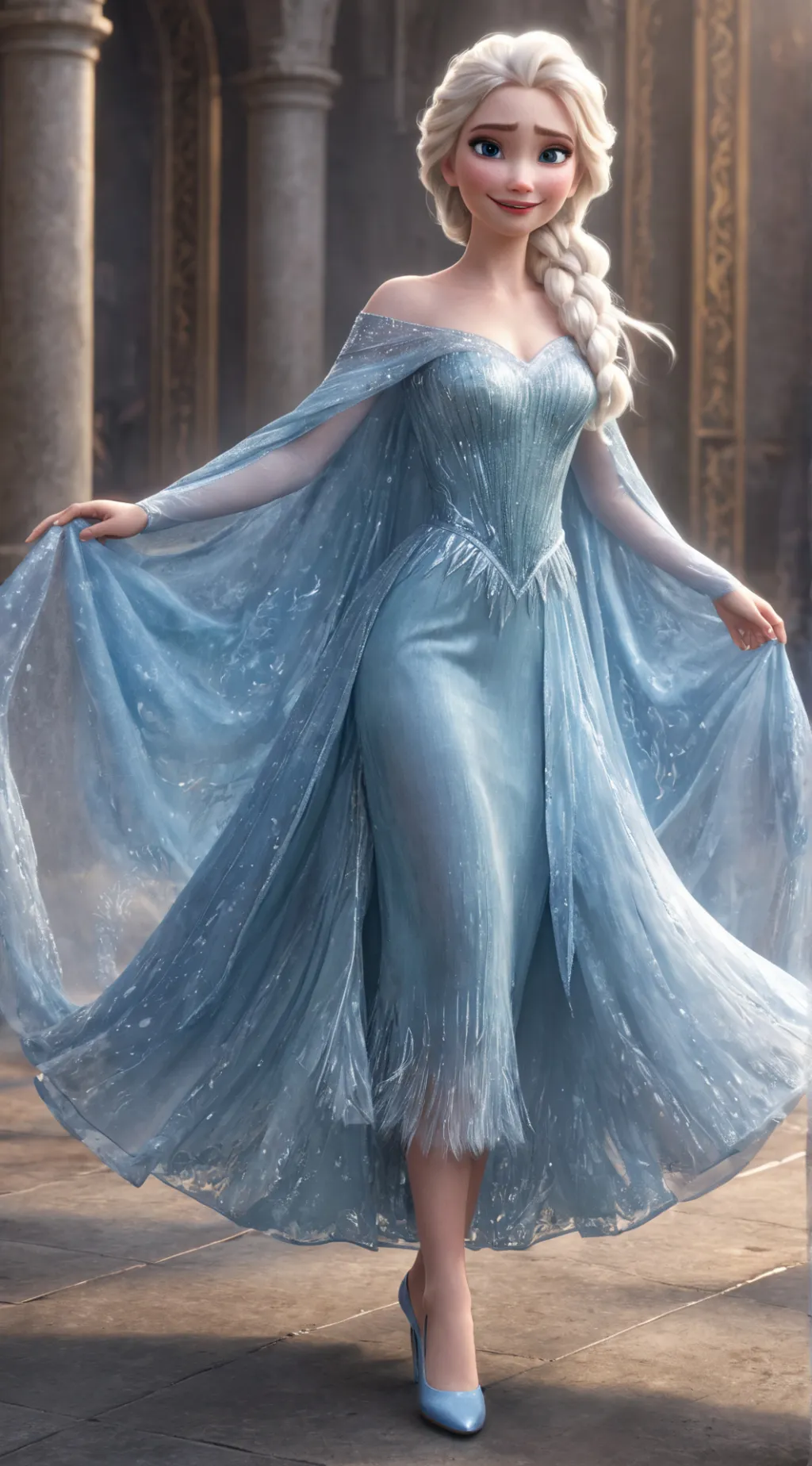 ai character: Elsa background