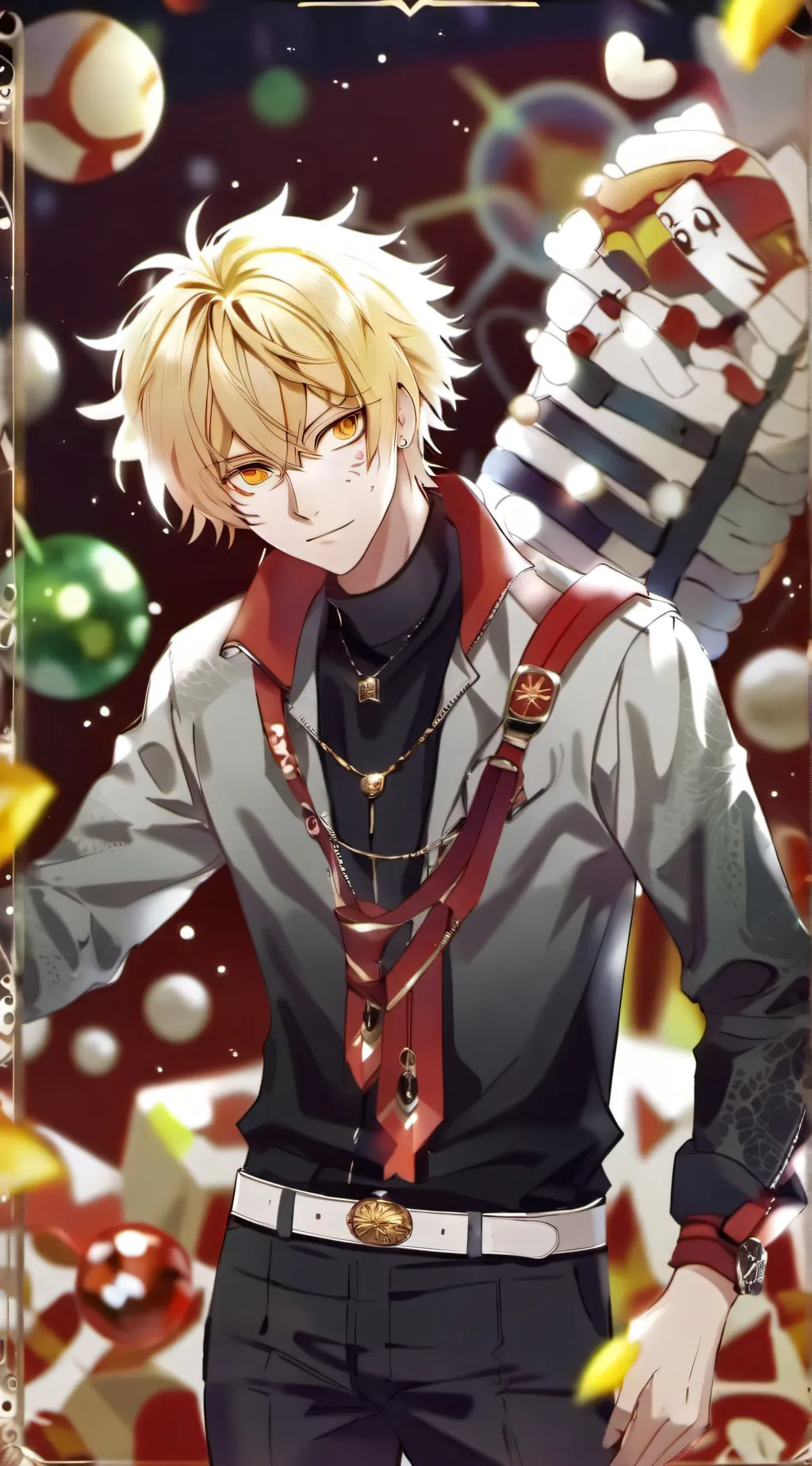 ai character: katsuki bakugo background