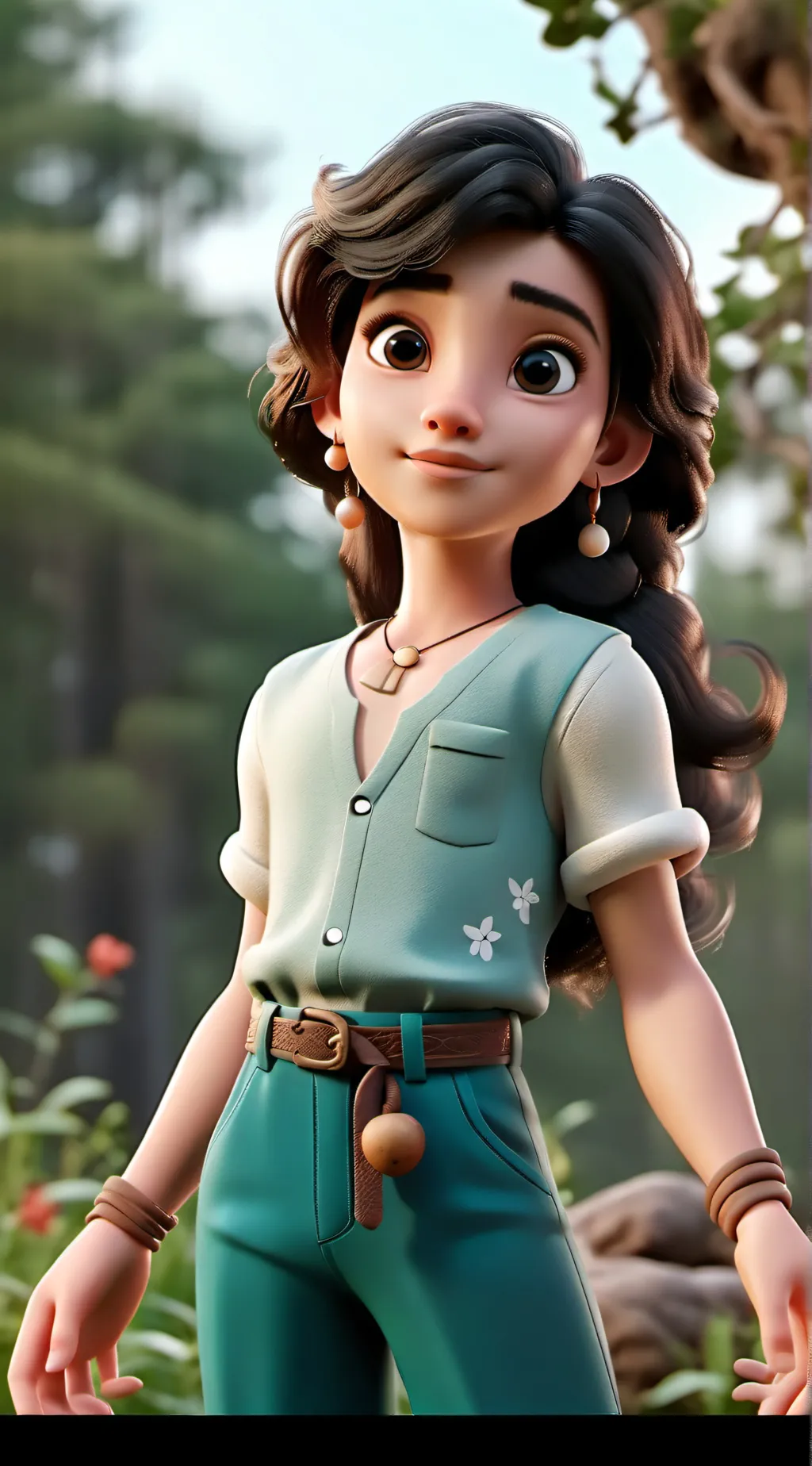 ai character: Felicia ￼ background