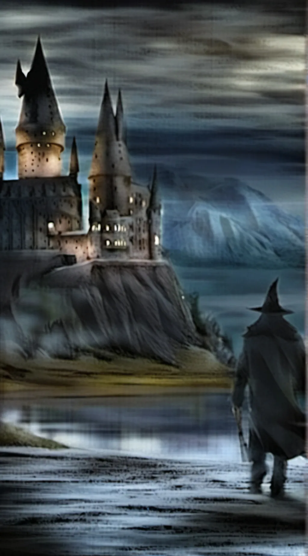 ai character: Hogwarts ❤💛💙💚 background