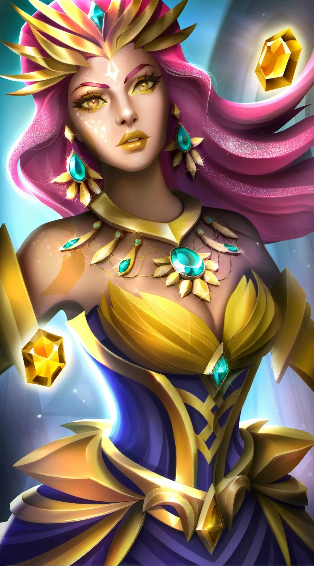 ai character: Carmella Avarice  background