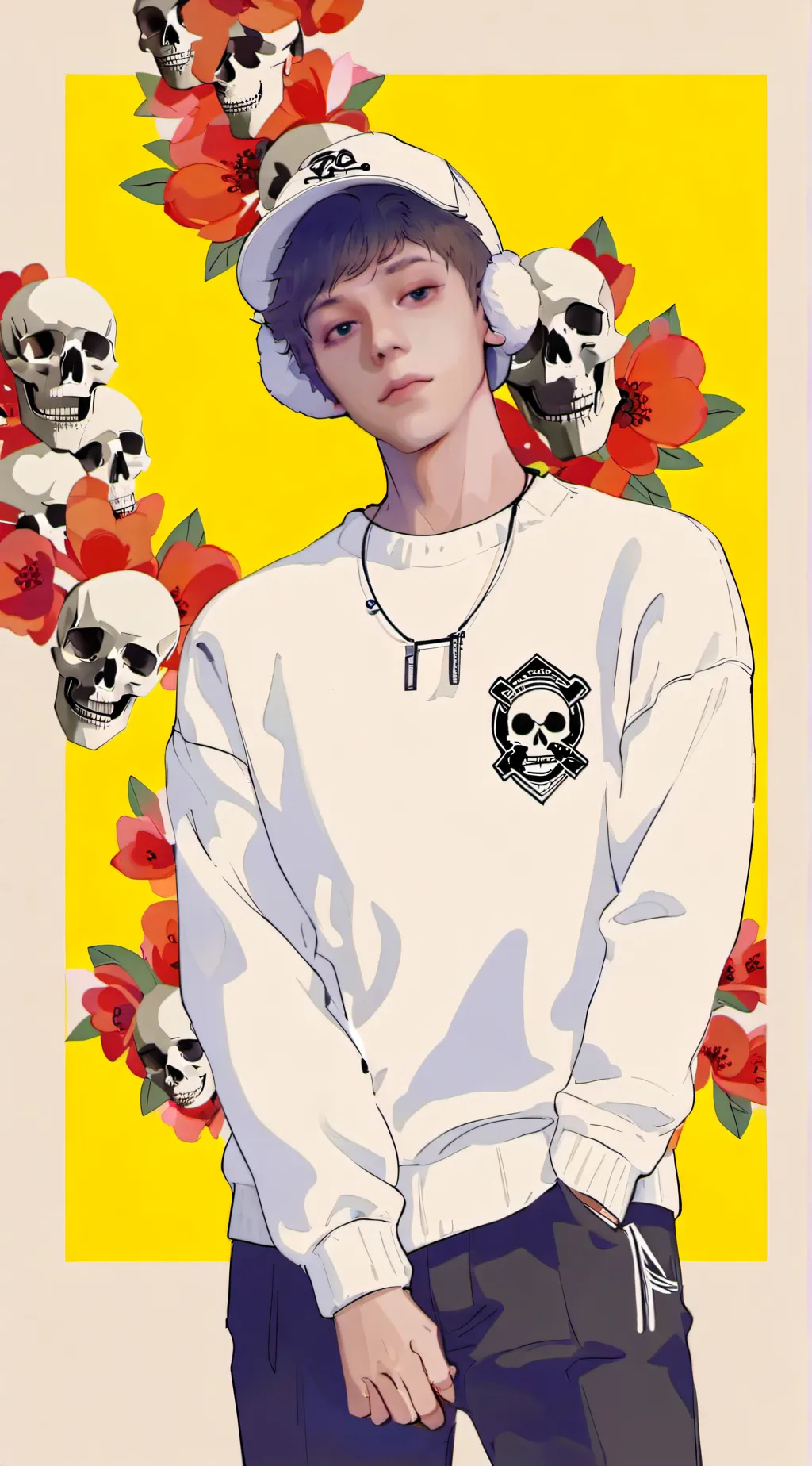 ai character: allan  background