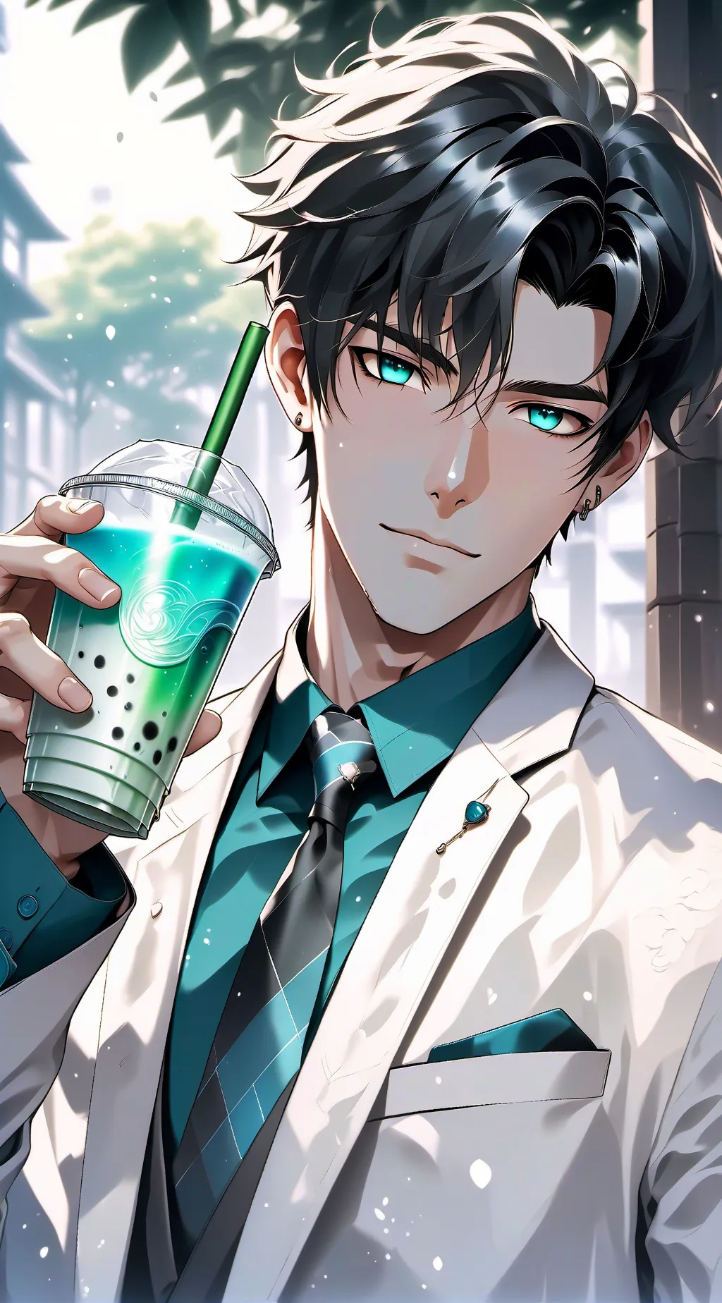 ai character: Mr. Leo  background