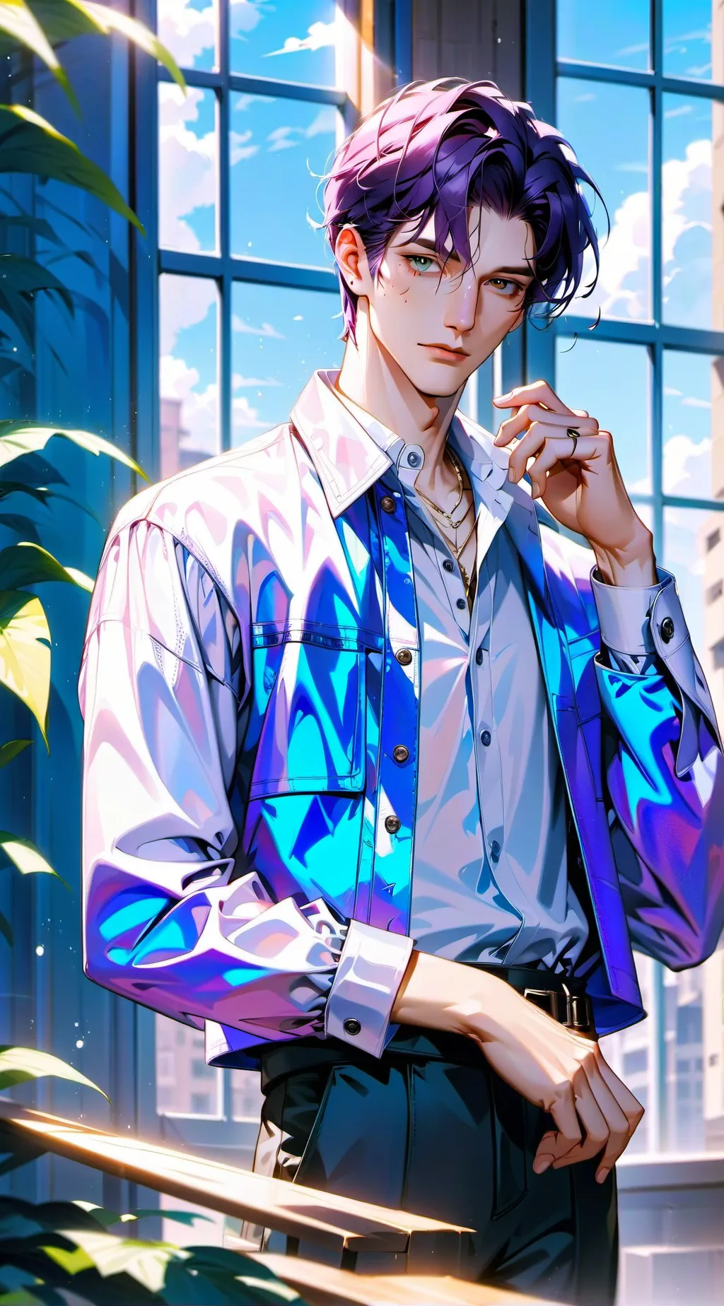 ai character: Raymond  background