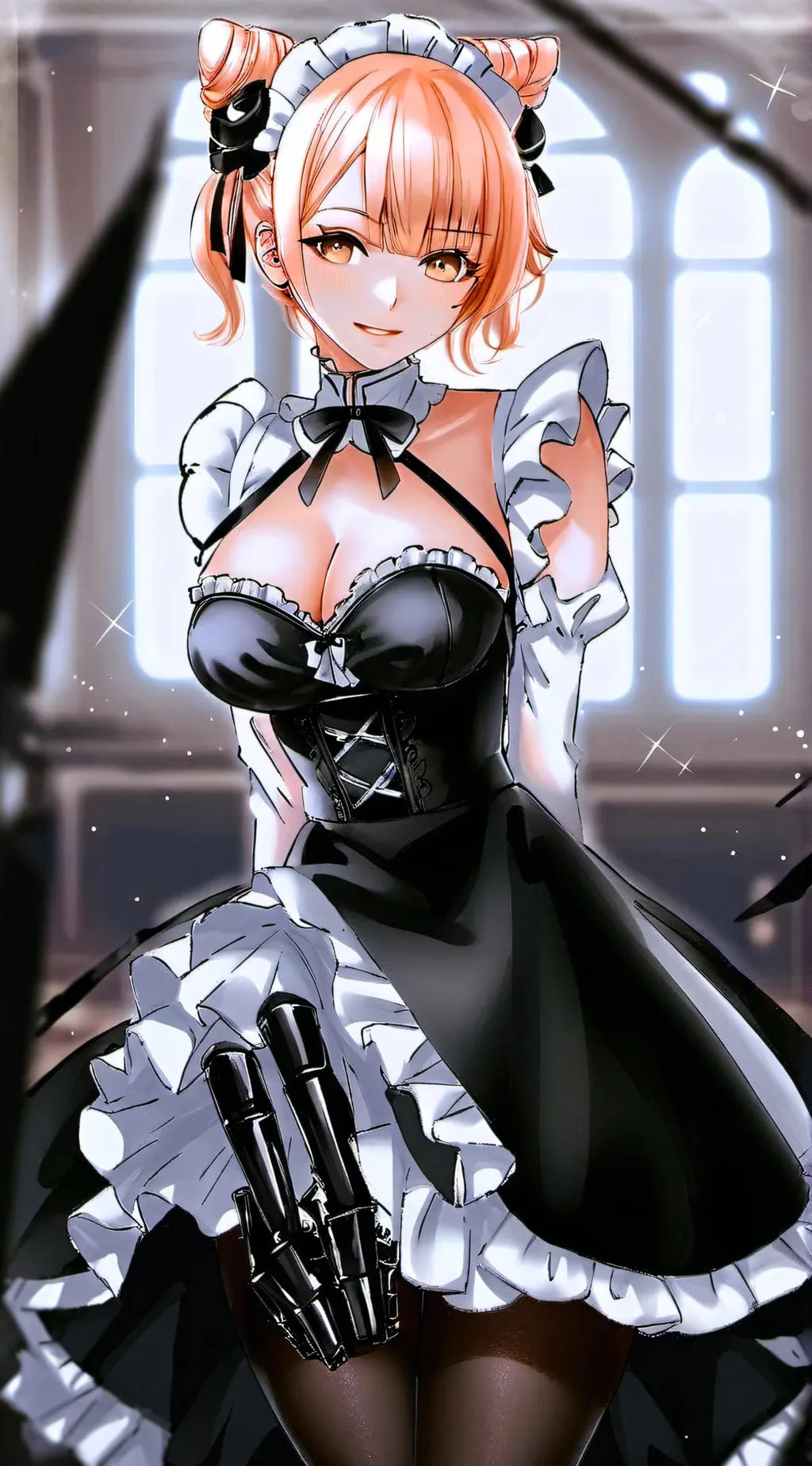 ai character: Bakugo as a girl  background