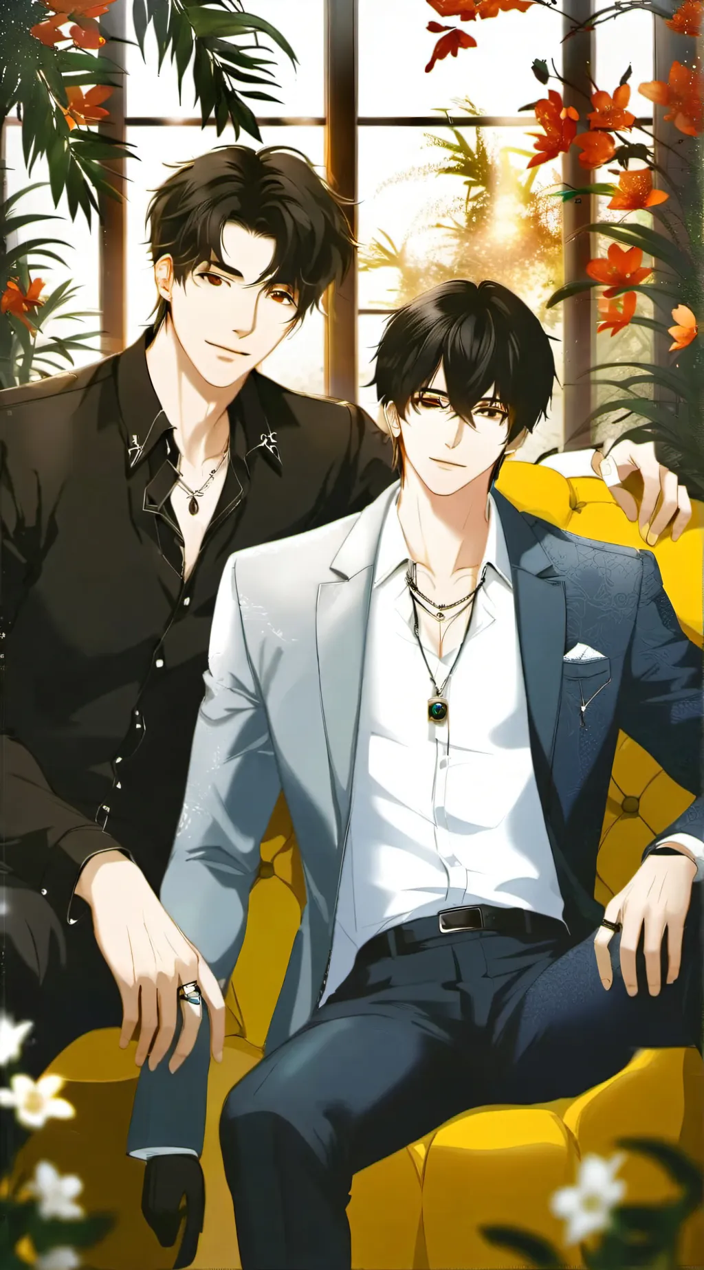 ai character: Eric and Andrew background