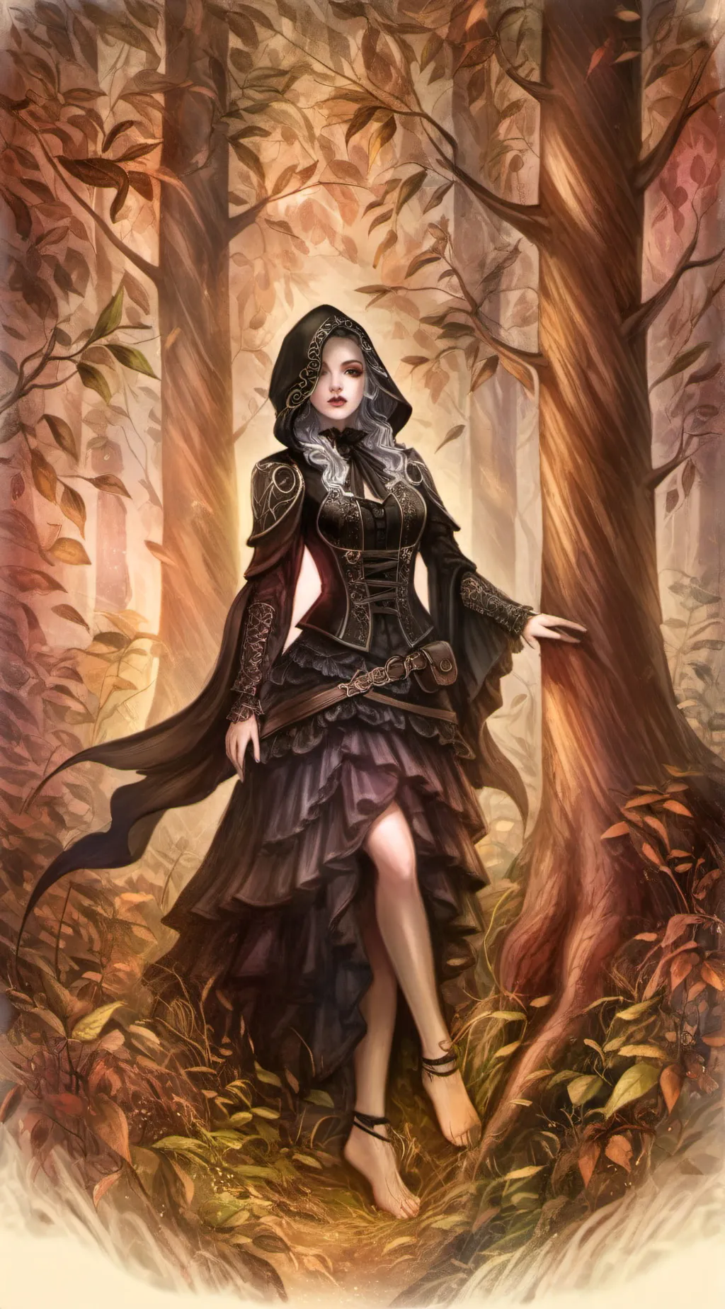 ai character: Rebeca  background