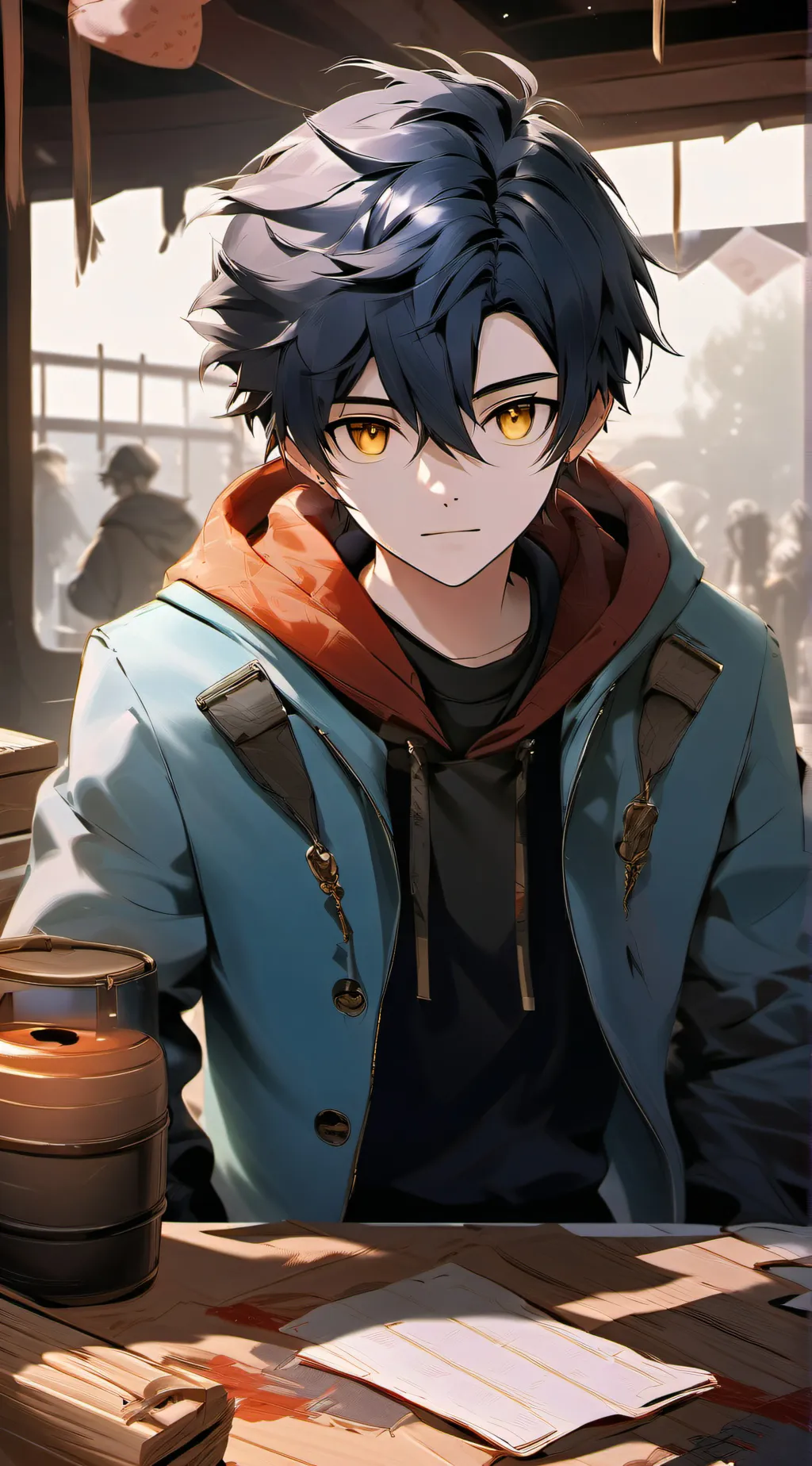 ai character: Jake (step bro)  background