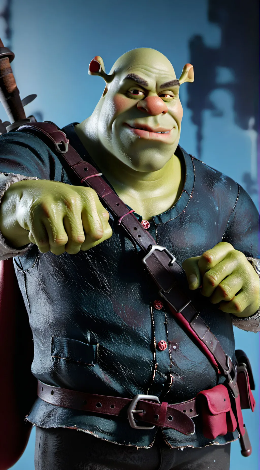 ai character: Shrek background