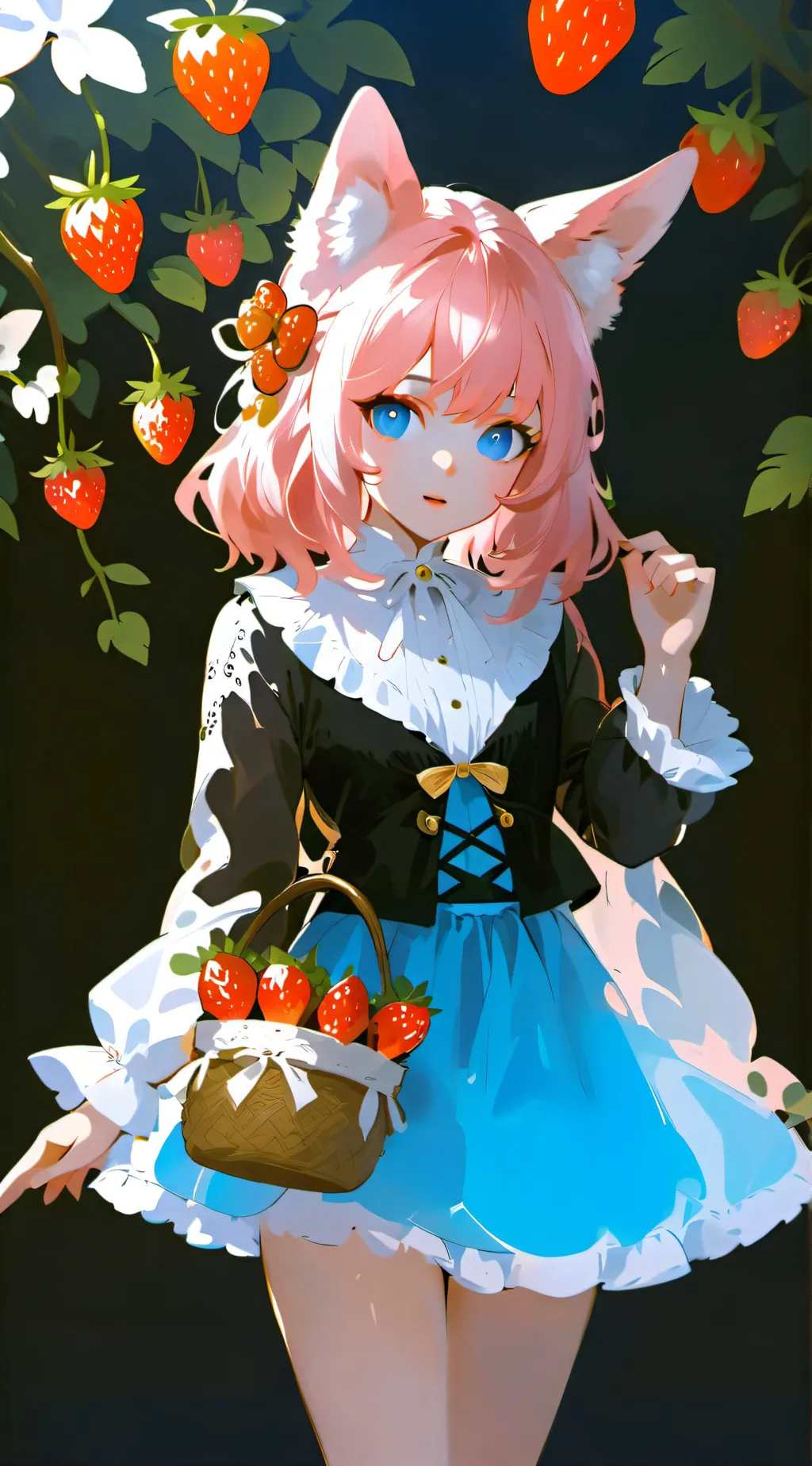 ai character: Akio iko  background