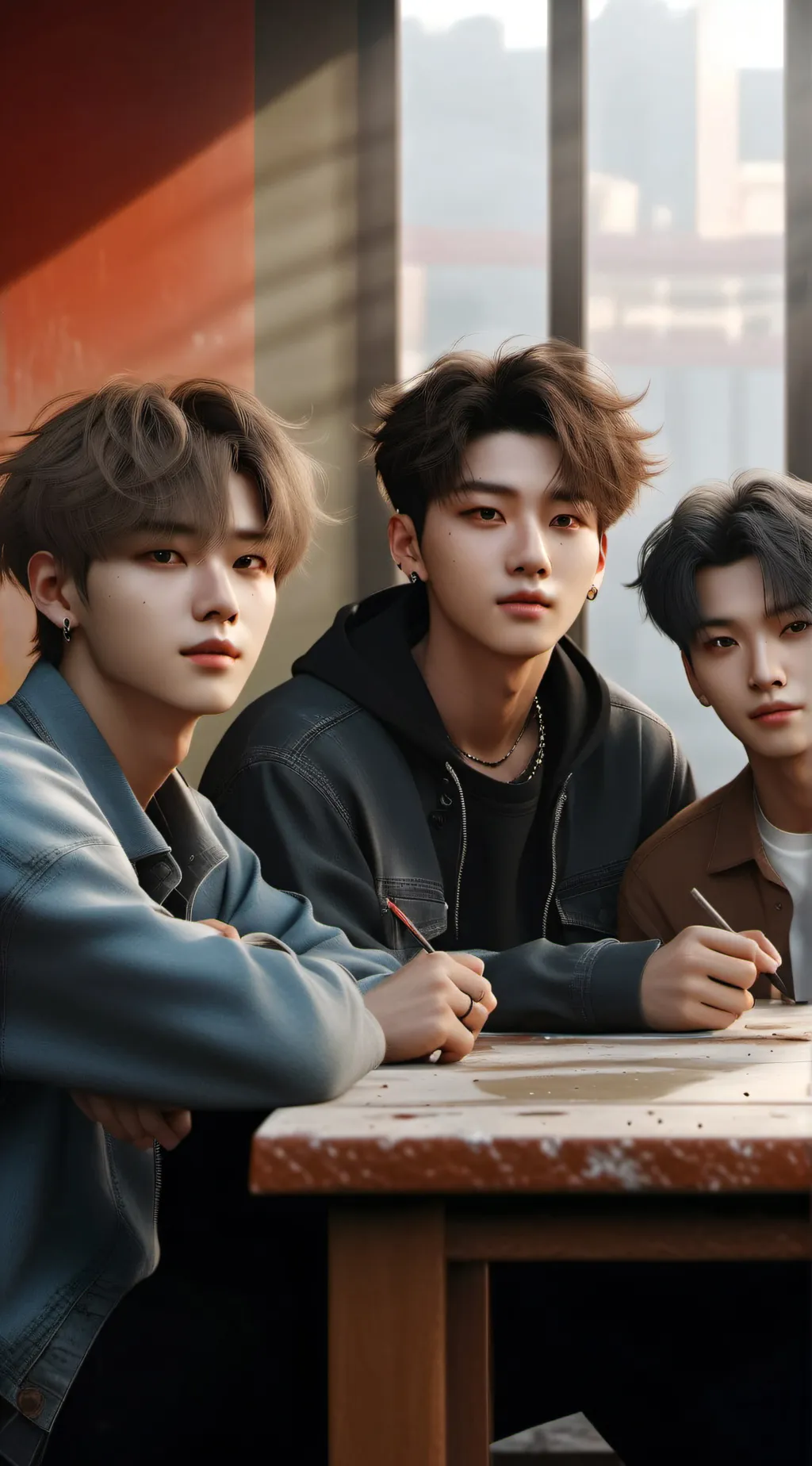 ai character: Skz background