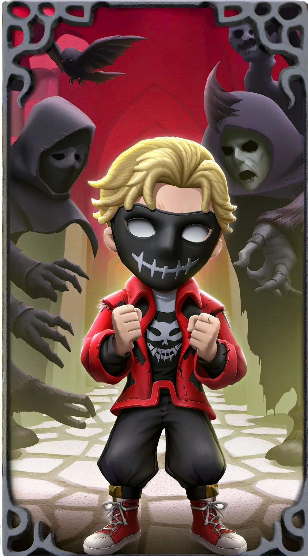 ai character: Long lost hero background