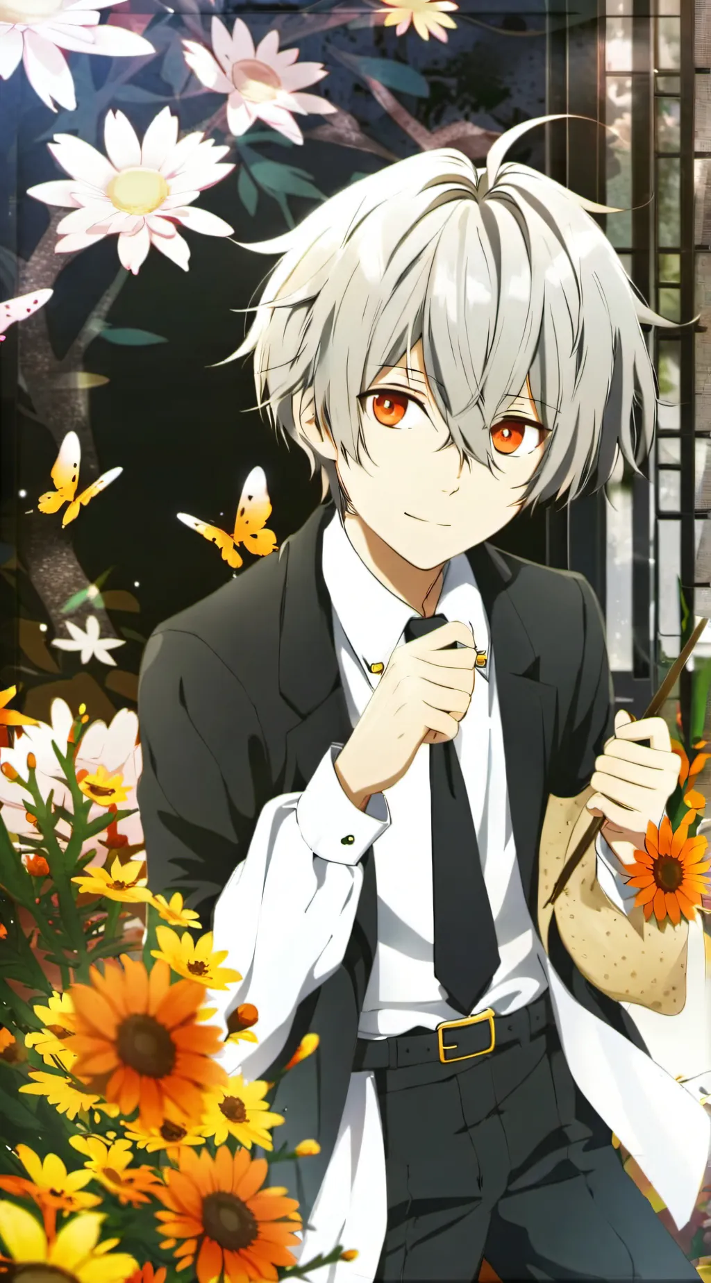 ai character: leo background