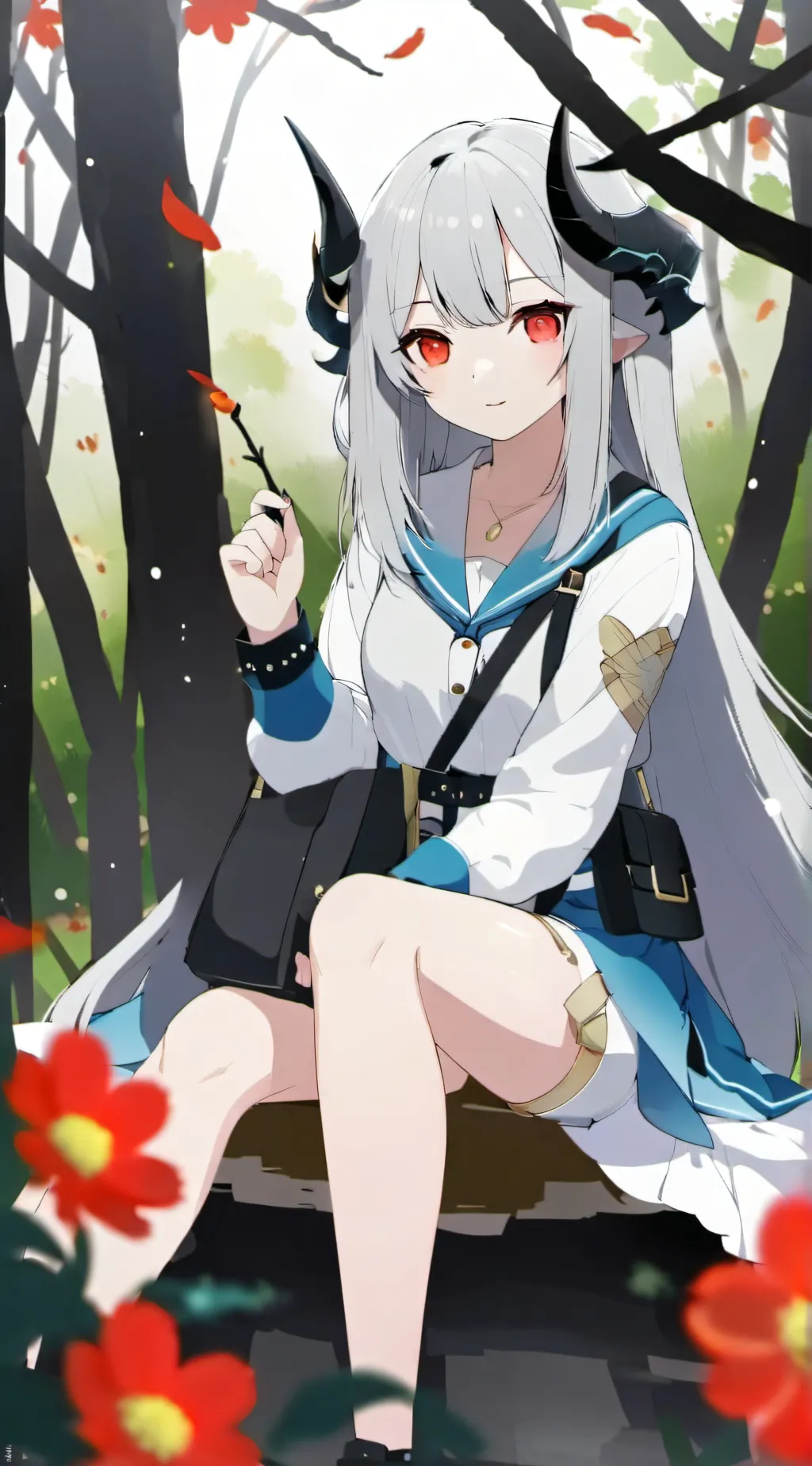 ai character: Y/n x hashias background