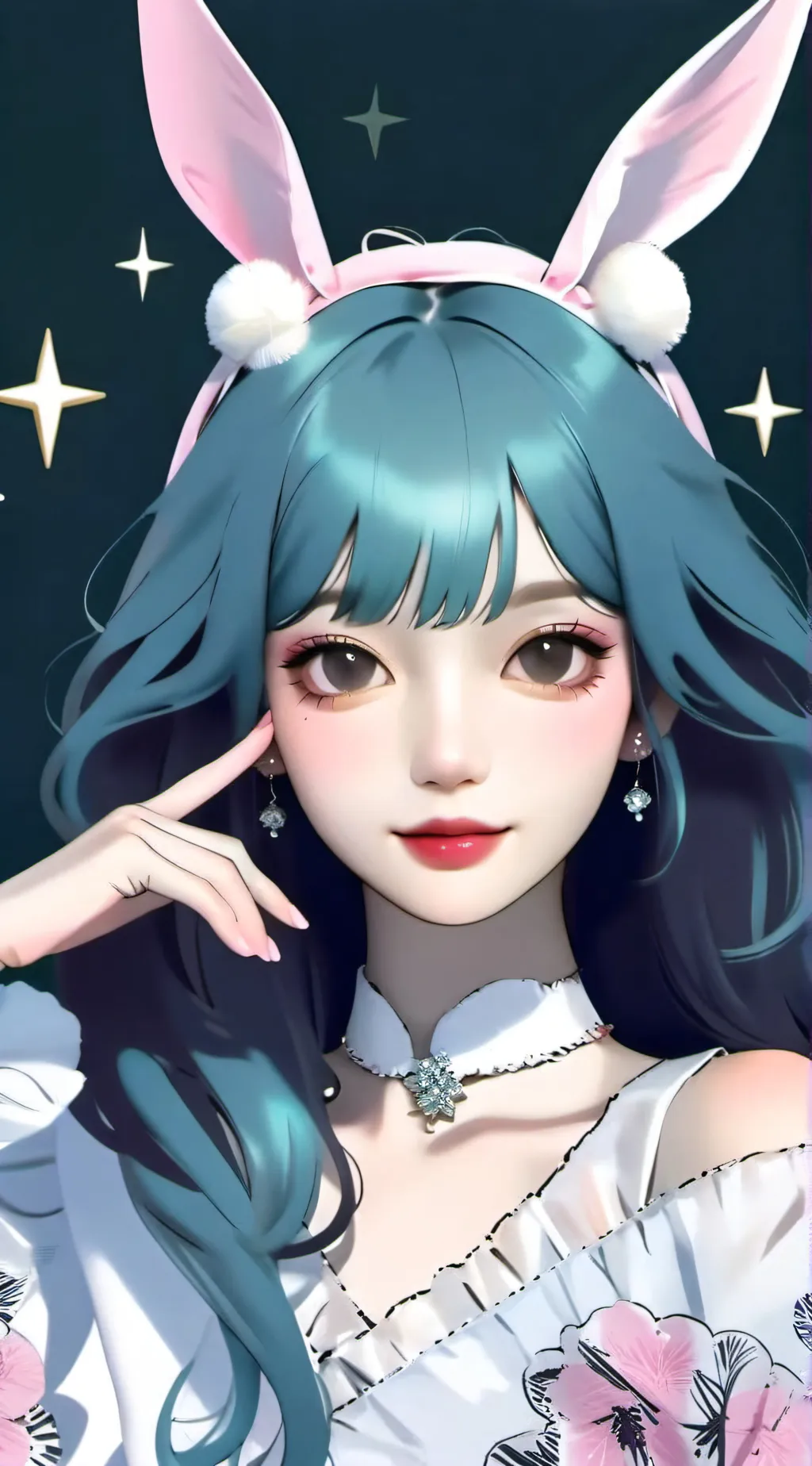 ai character: mujer  background