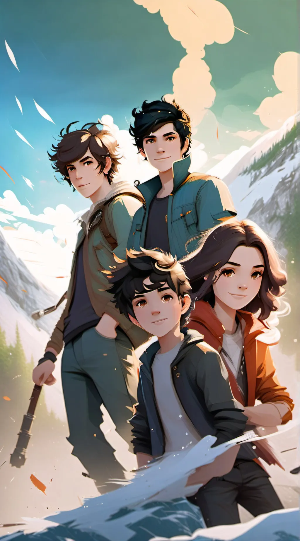 ai character: The lab (pjo)  background