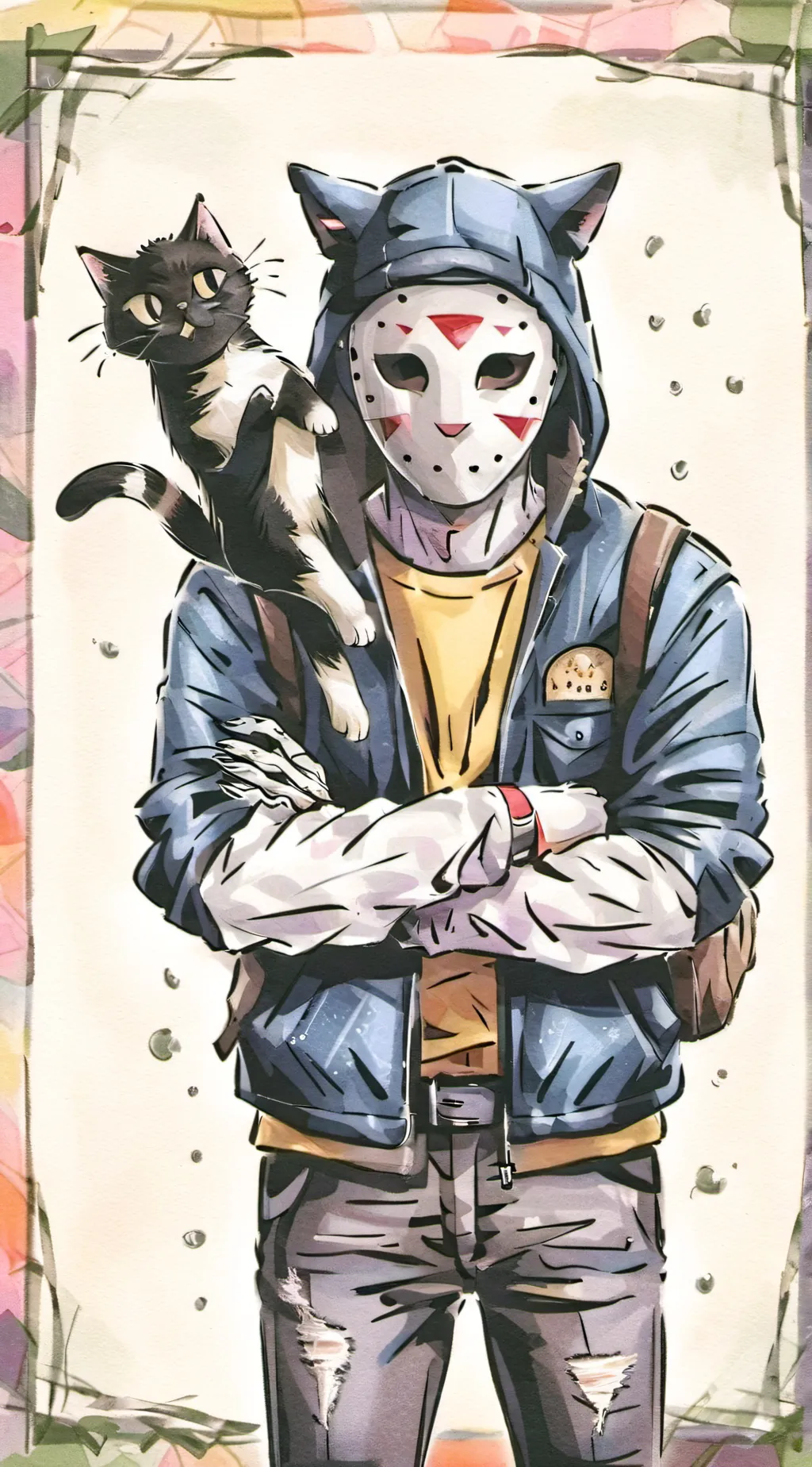 ai character: Jason Voorhees  background