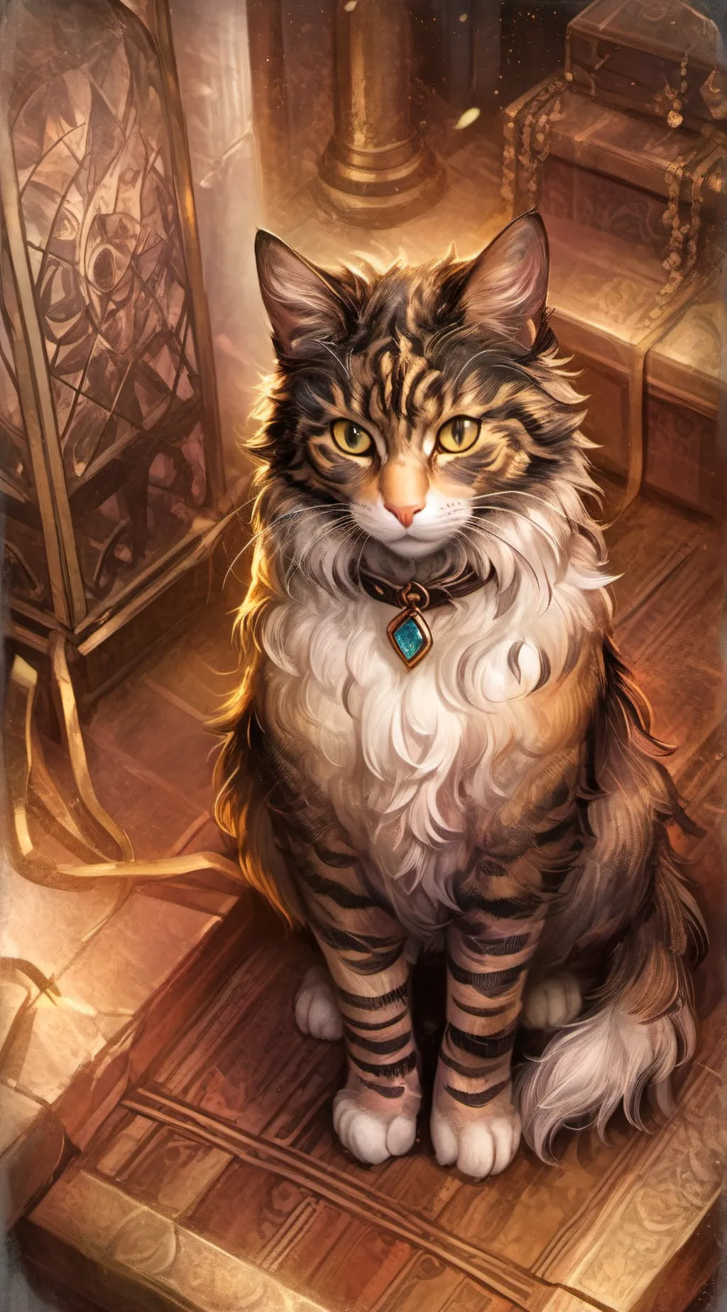 ai character: Lightning background